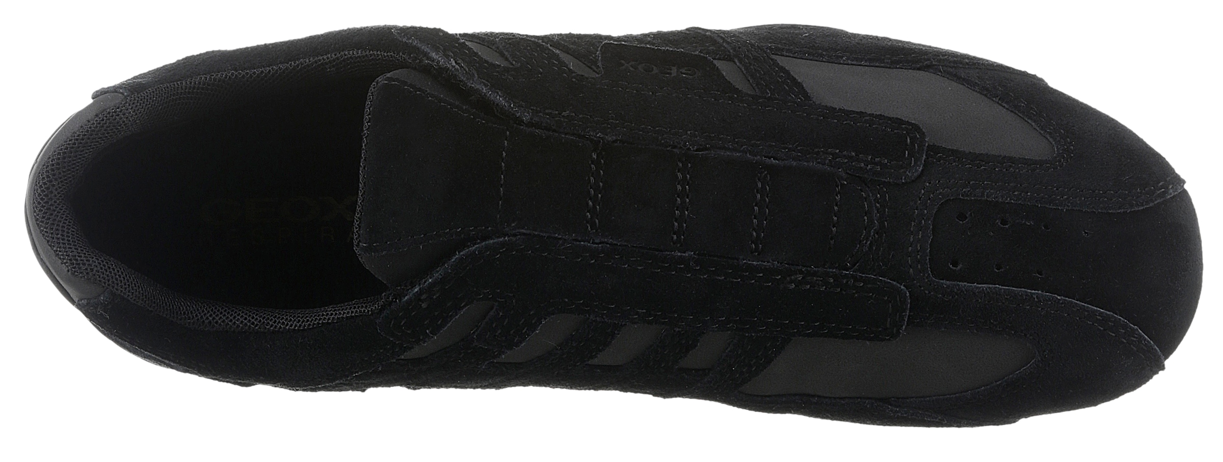 Geox Slip-On Sneaker »UOMO SNAKE B«, Freizeitschuh, Halbschuh, Schnürschuh im Material-Mix