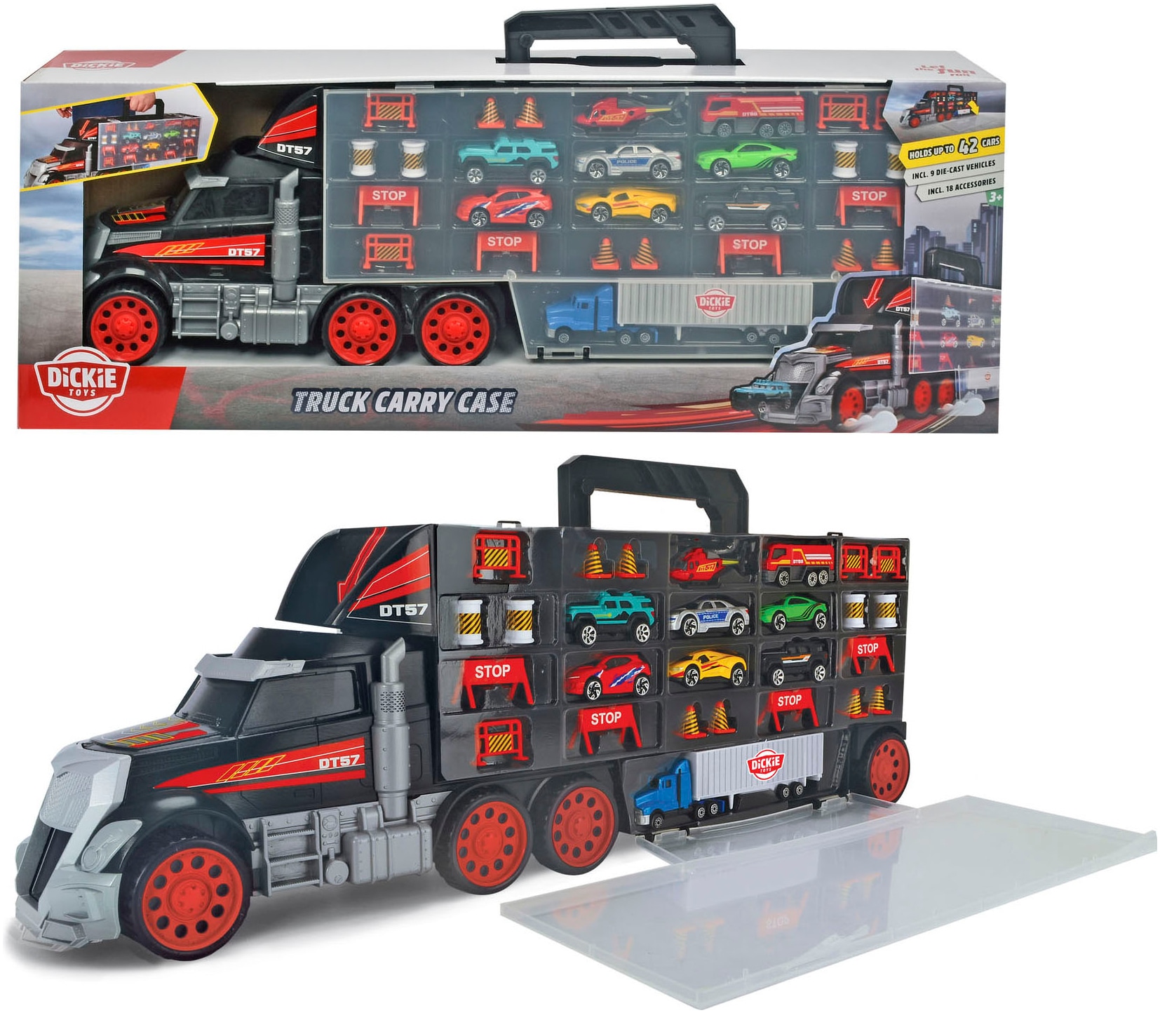 Dickie Toys Spielzeug-LKW "Truck Carry Case"