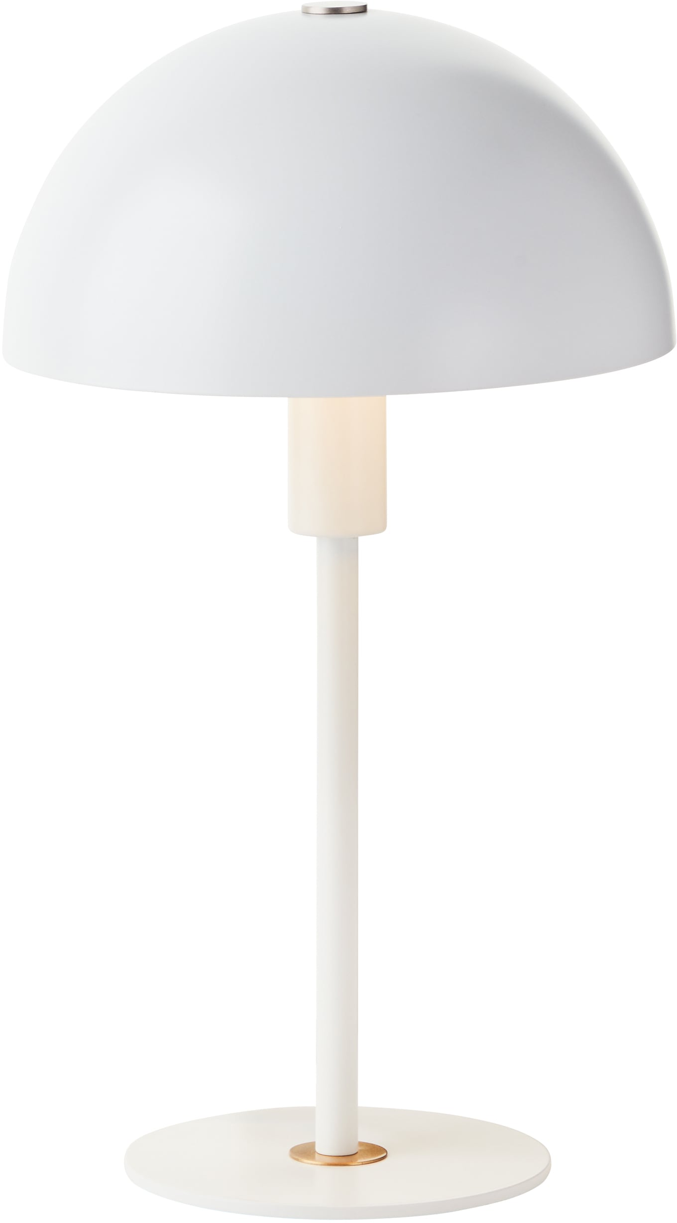 LeGer Home by Lena Gercke Tischleuchte »Linnea Pilz Lampe«, 1 flammig, Leuchtmittel E14 | ohne Leuchtmittel, Pilzleuchte, Tischlampe, Metallsockel, Höhe 35,5 cm