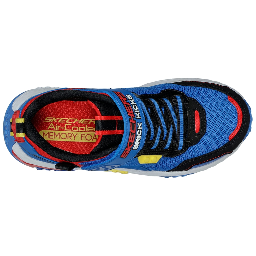 Skechers Kids Sneaker »BRICK KICKS 2.0«, mit Gummizug, Freizeitschuh, Halbschuh, Schnürschuh