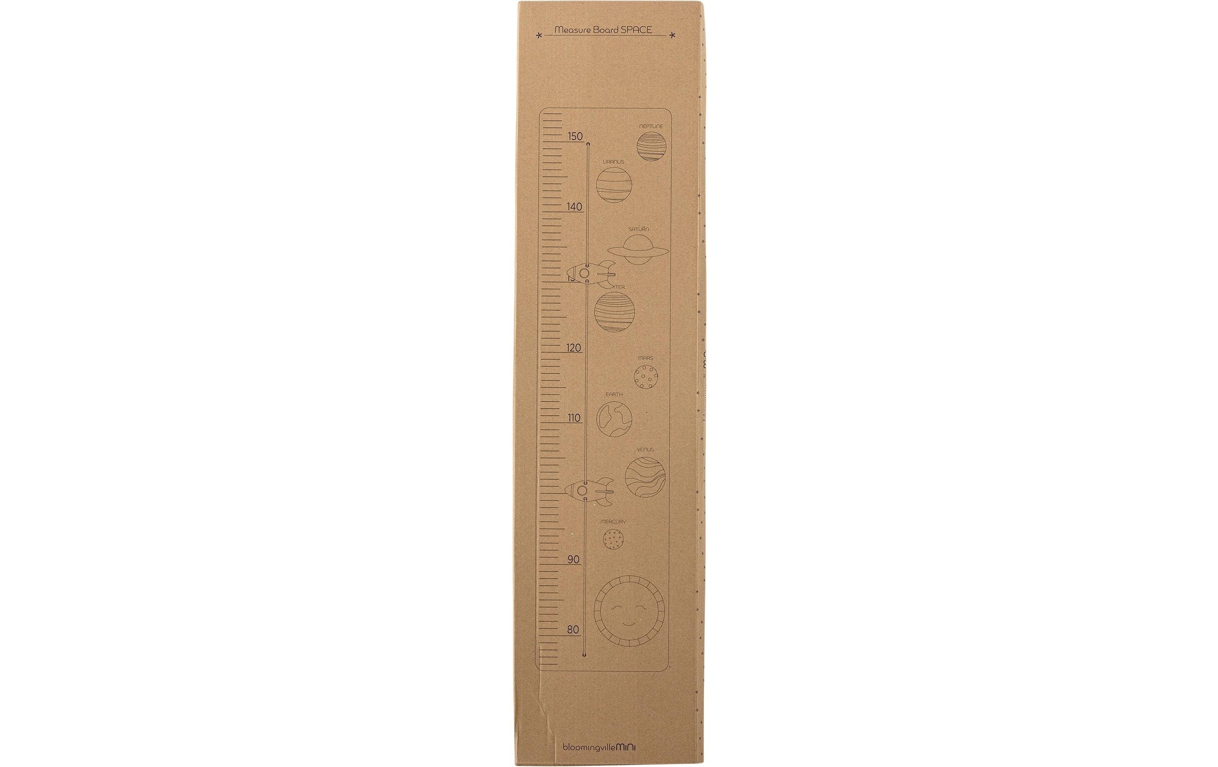 Bloomingville Messlatte »Space 19 x 80 x 1,5 cm Grau, MDF«