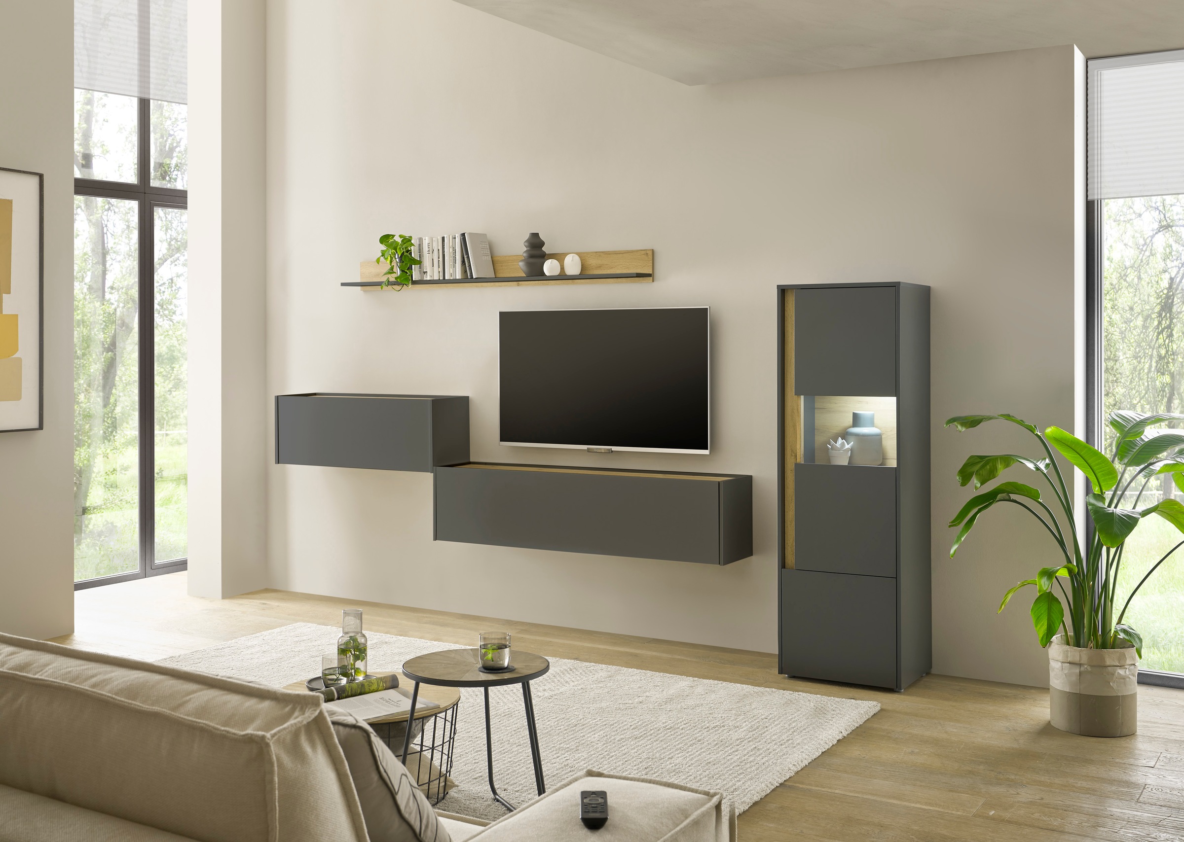 INOSIGN Büromöbel-Set »CiTY/GiRON«, (Set, 4 tlg.), Home Office