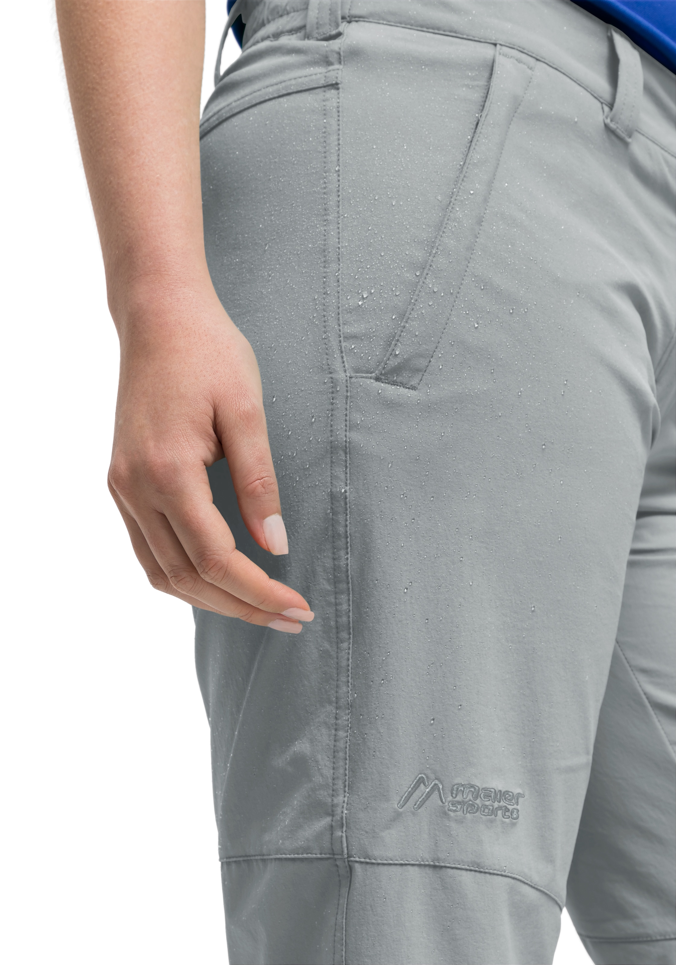 Maier Sports Funktionsshorts »Lawa«, Damen Shorts, kurze Wanderhose, Outdoorhose mit 2 Taschen, Regular Fit