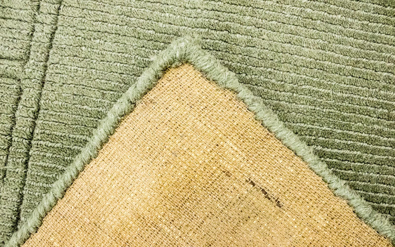 morgenland Wollteppich »Gabbeh Teppich handgetuftet grün«, rechteckig, Kurzflor