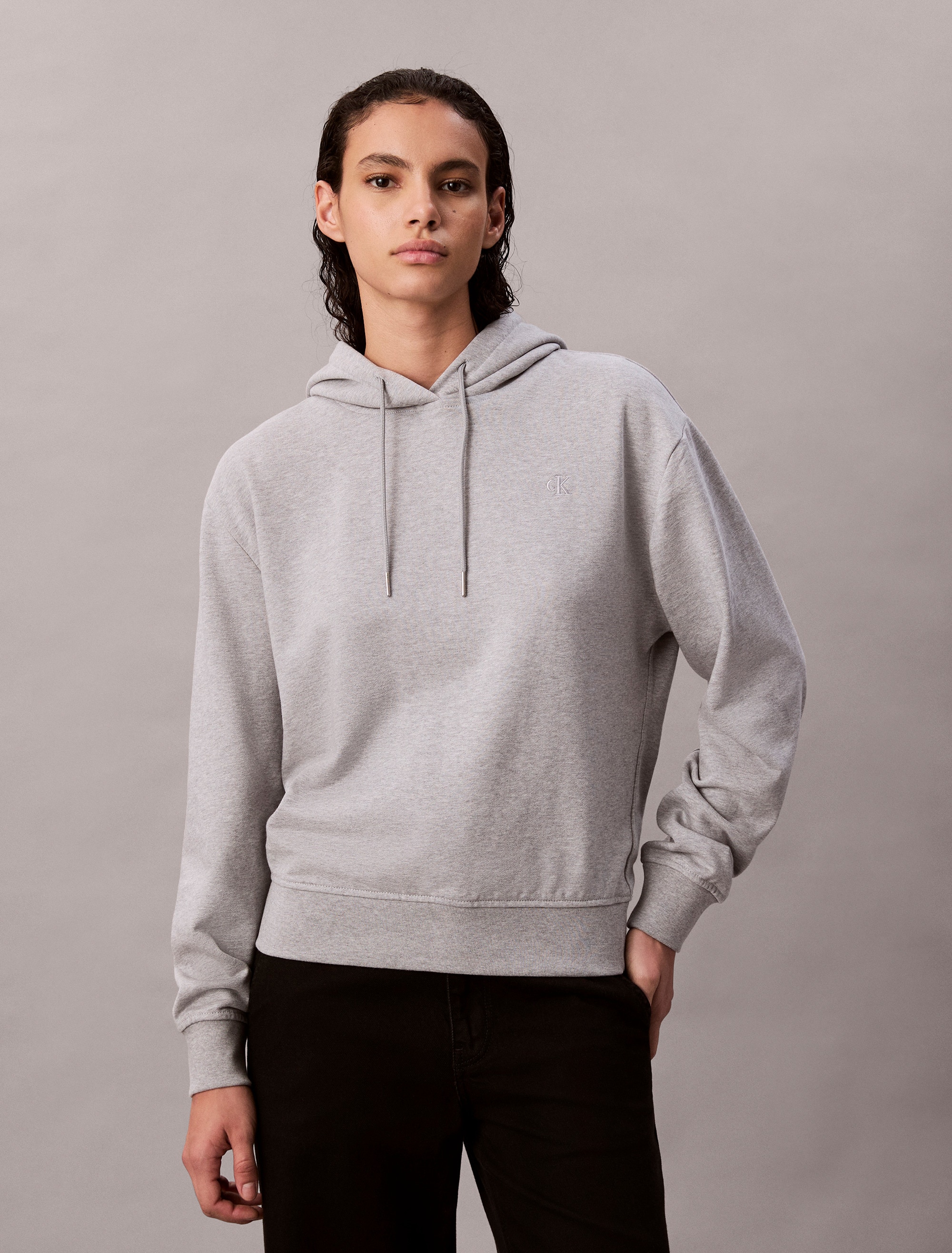 Calvin Klein Jeans Kapuzensweatshirt »LS ARCHIVE TERRY PO HOOD«, Mit Rundhalsausschnitt