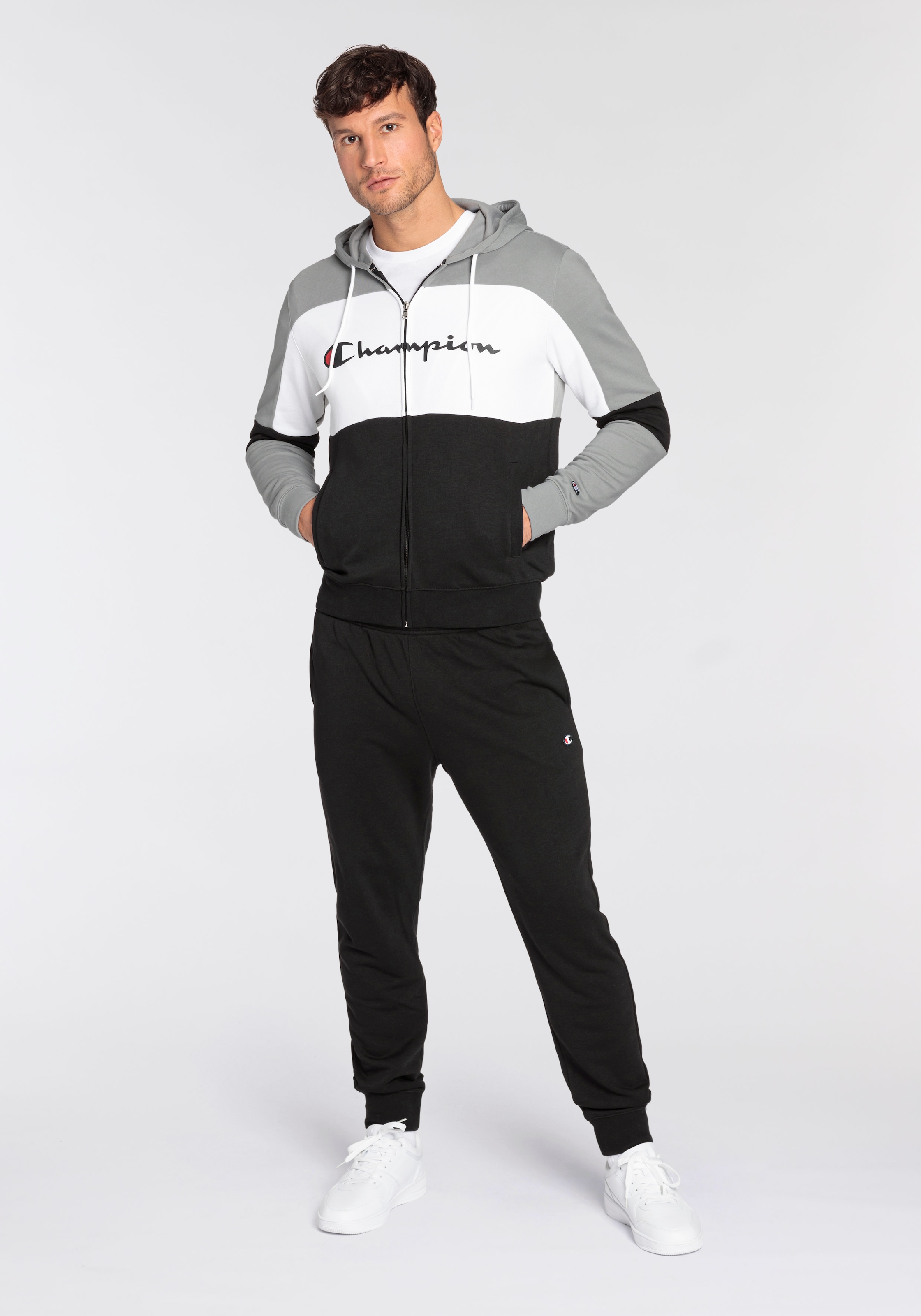 Champion Trainingsanzug »Icons Full Zip Hooded Sweatsuit«
