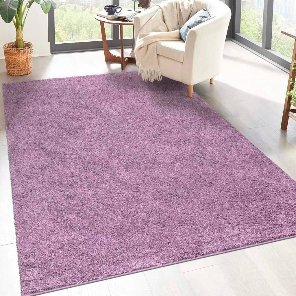 Carpet City Hochflor-Teppich »City Shaggy«, rechteckig, Robuster Langflor Teppich uni, besonders flauschig weich