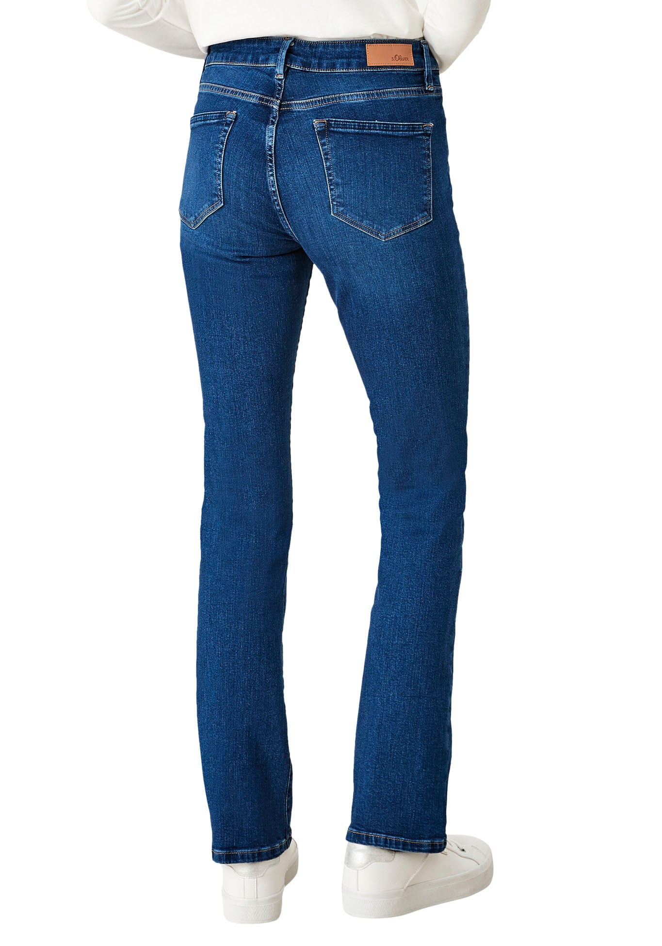 s.Oliver Bootcut-Jeans, mit Nieten an den Taschen