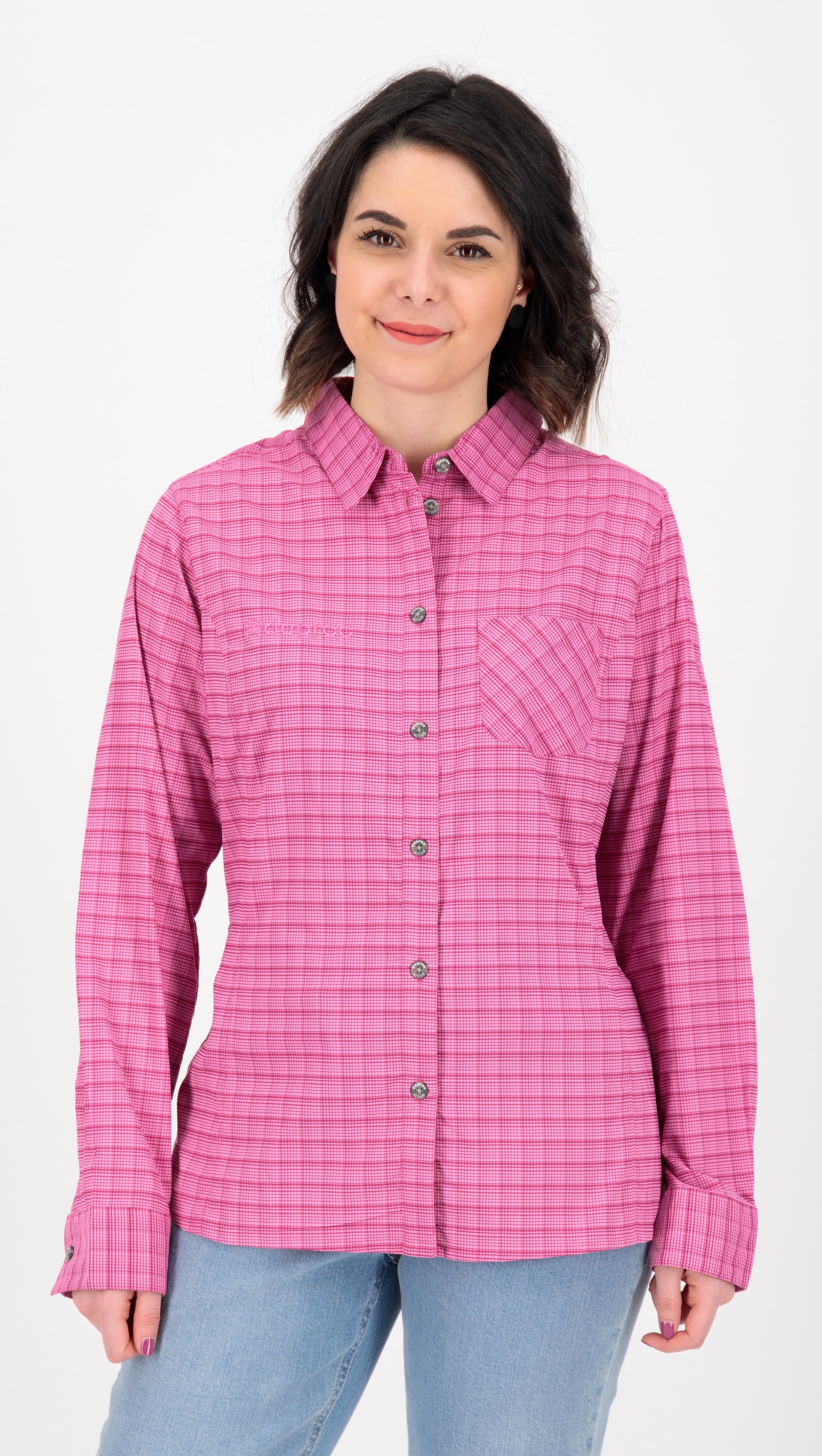 DEPROC Active Outdoorhemd »PHOENIX III LS WOMEN«, auch in Grossen Grössen erhältlich