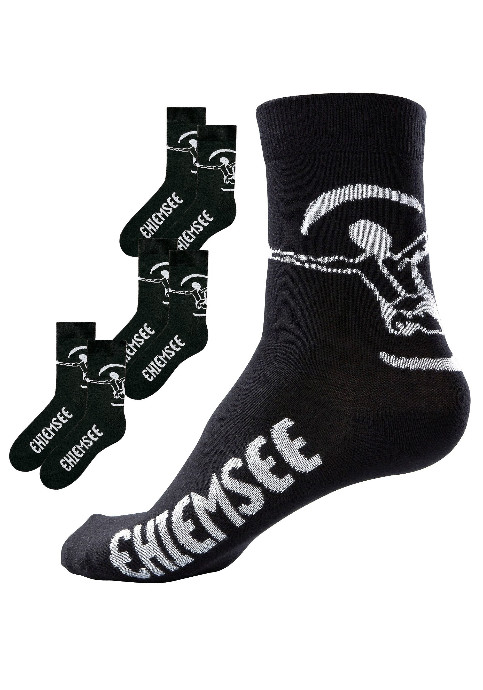 Chiemsee Freizeitsocken, (Packung, 6 Paar), in pflegeleichter Markenqualität