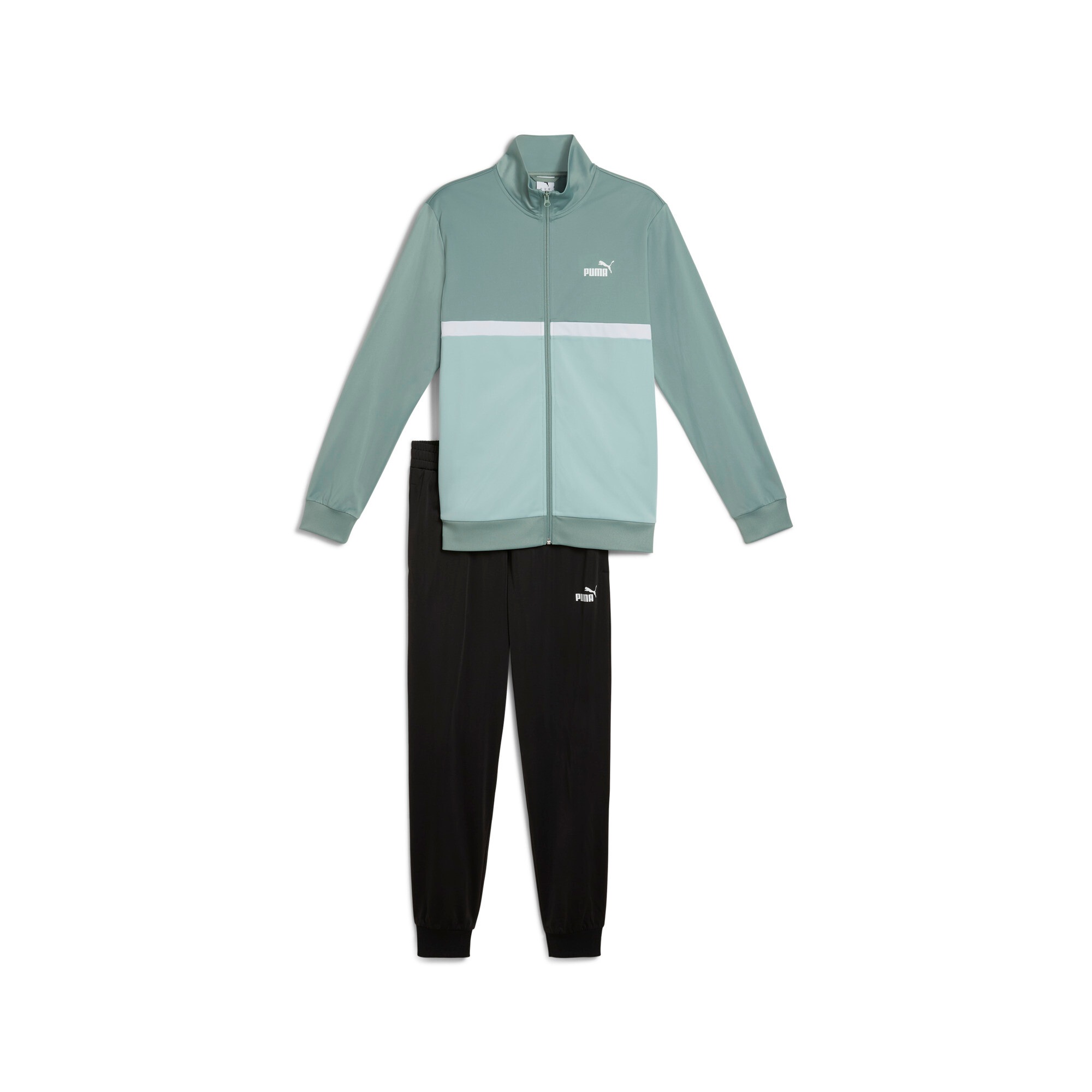 PUMA Trainingsanzug »POLY COLORBLOCK SUIT« 2 Stk. für vielseitige sportliche Aktivitäten, Set aus zwei Teilen