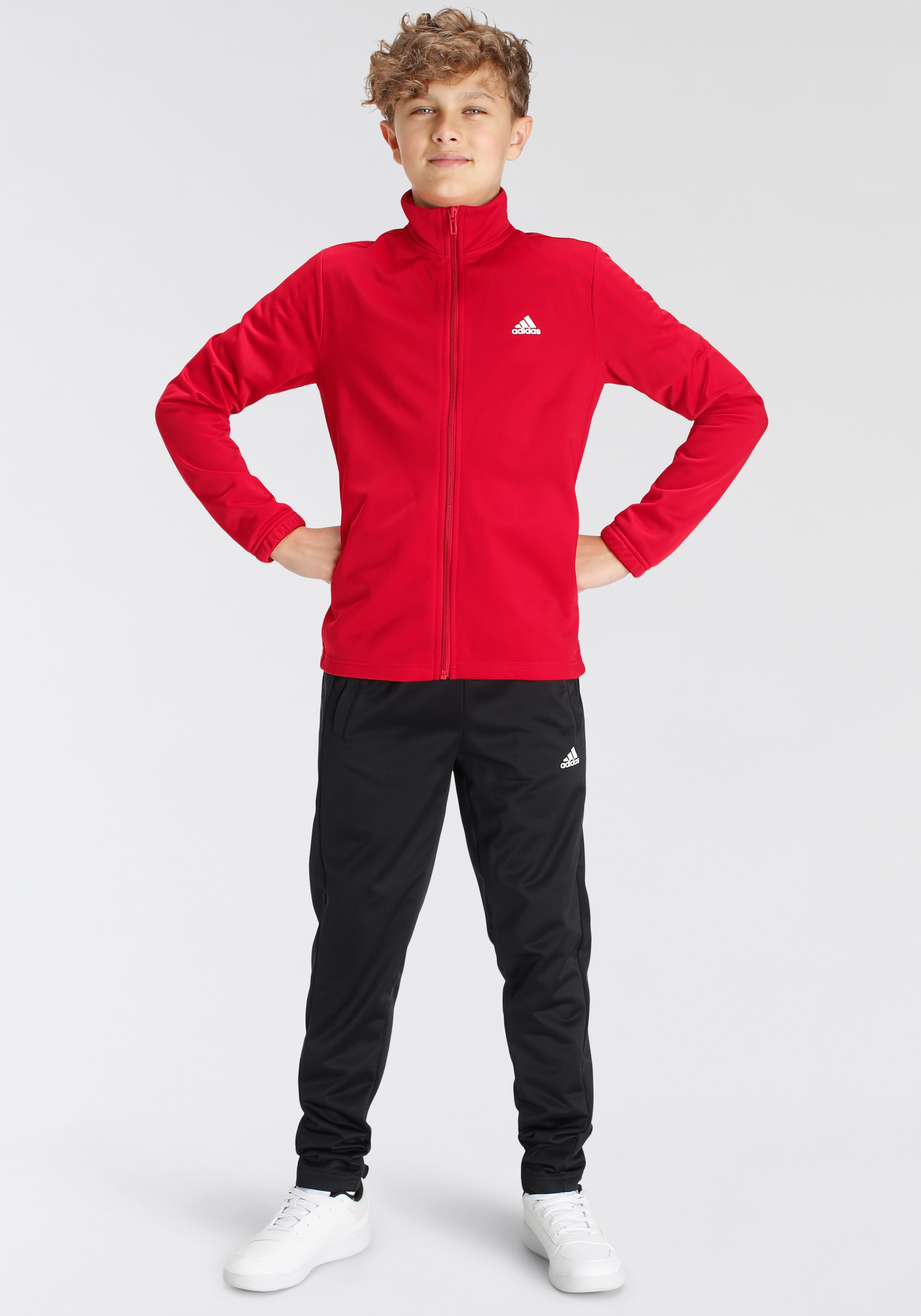 LOGO«, Shop BIG adidas »ESSENTIALS ❤ Jelmoli-Online Trainingsanzug (2 im tlg.) entdecken Sportswear