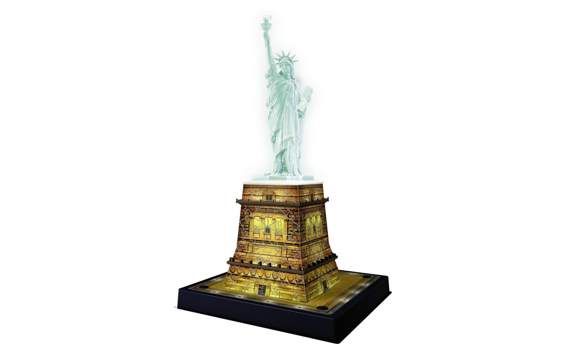 Ravensburger 3D-Puzzle »Freiheitsstatue mit Licht«