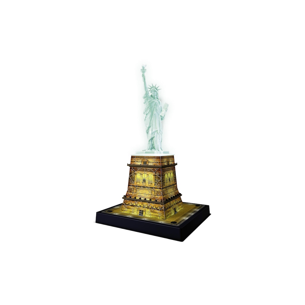 Ravensburger 3D-Puzzle »Freiheitsstatue mit Licht«