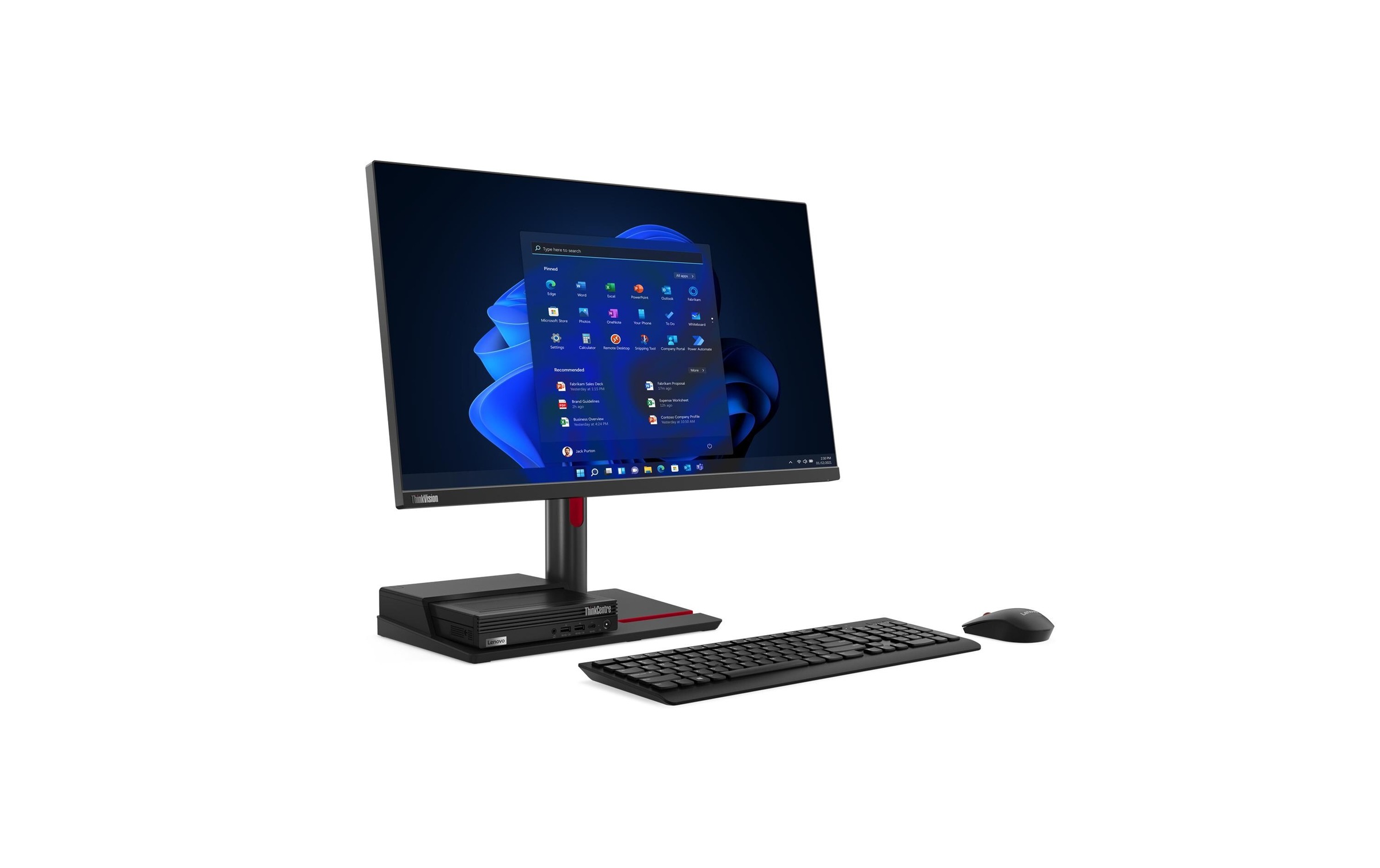 Lenovo LED-Monitor »ThinkCentre Tiny-in-One Flex 27i«, 68,58 cm/27 Zoll, 1920 x 1080 px, Full HD, 6 ms Reaktionszeit, 60 Hz