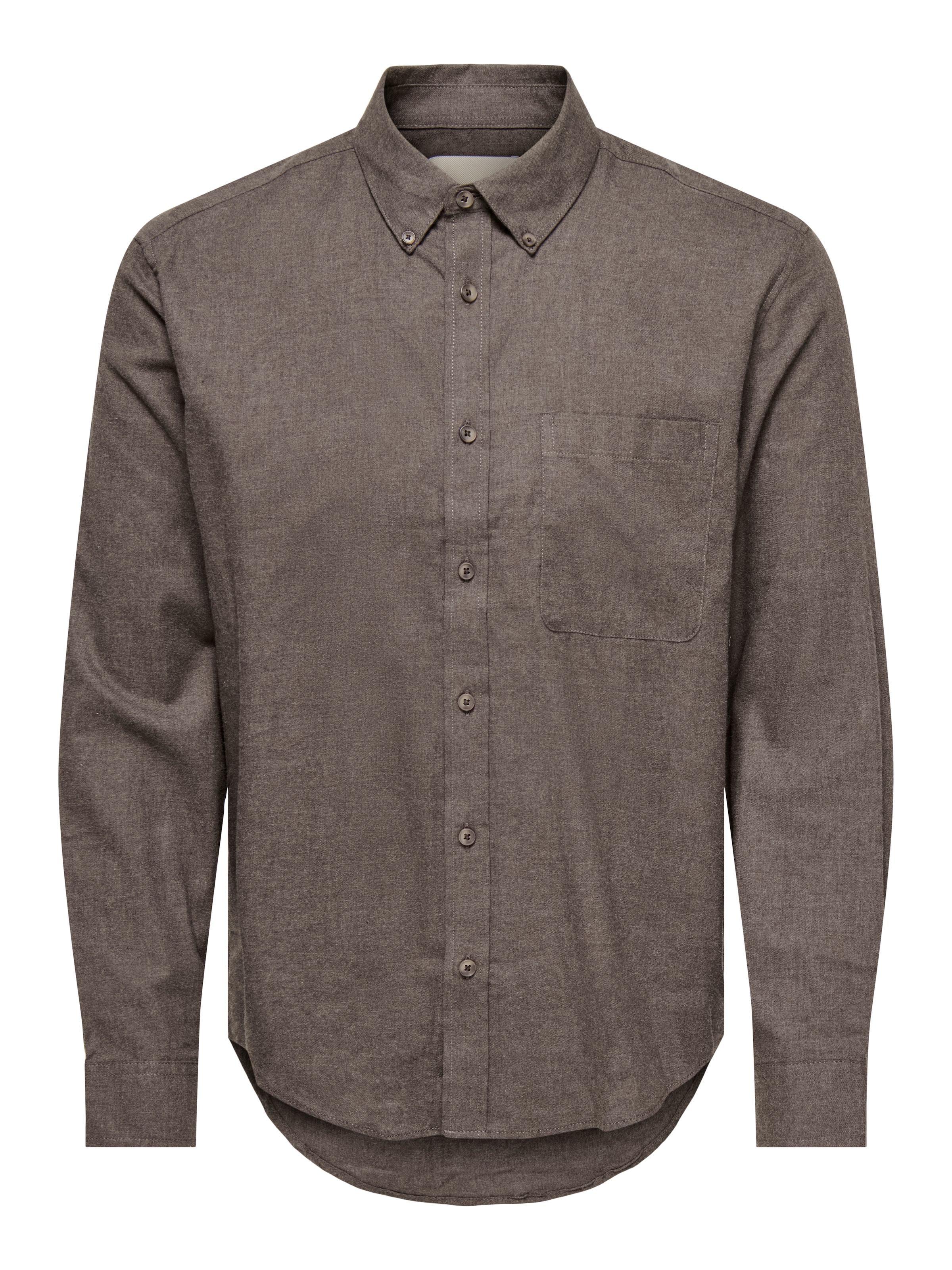 ONLY & SONS Langarmhemd »ONSJUPITER REG FIT LS SHIRT NOOS« mit Button Down Kragen