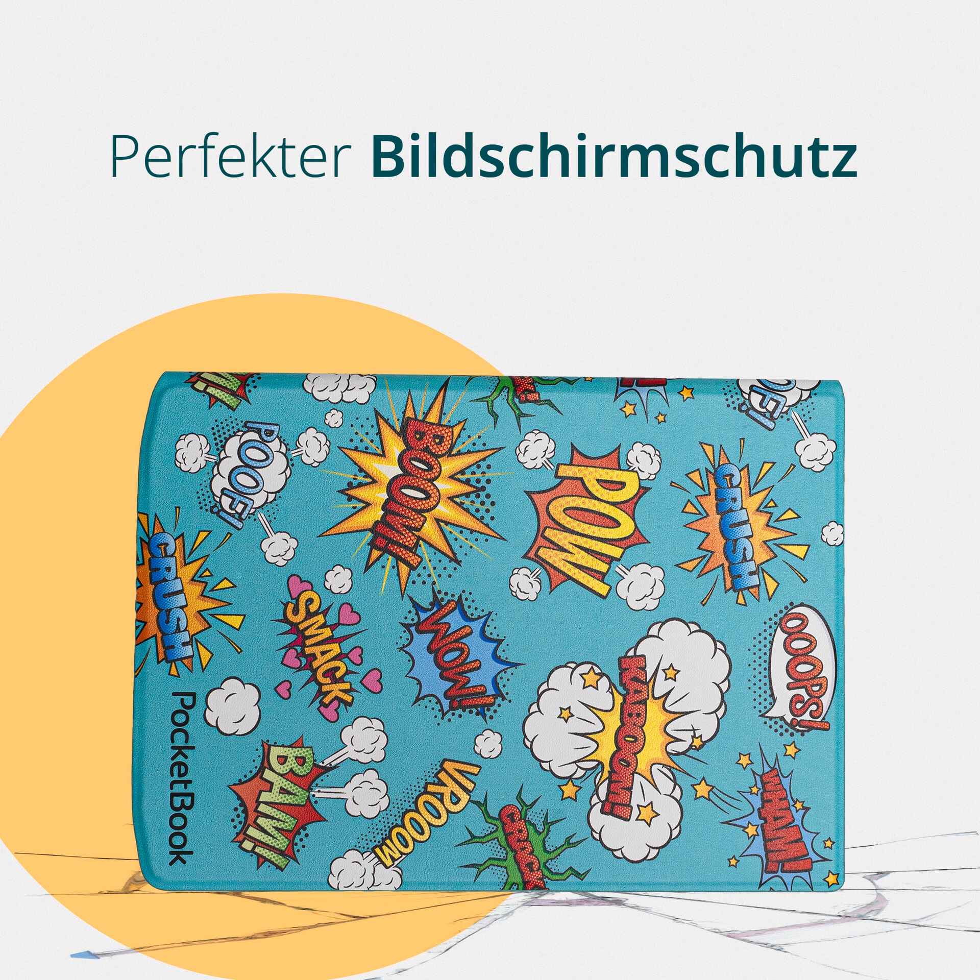 PocketBook E-Reader-Hülle »Flip Cover 7,8 für InkPad 4, InkPad Color 2 & InkPad Color 3«, 19,8 cm (7,8 Zoll), Backcover, Schutzhülle, Book Cover, Case, Schutzcase, stossfest