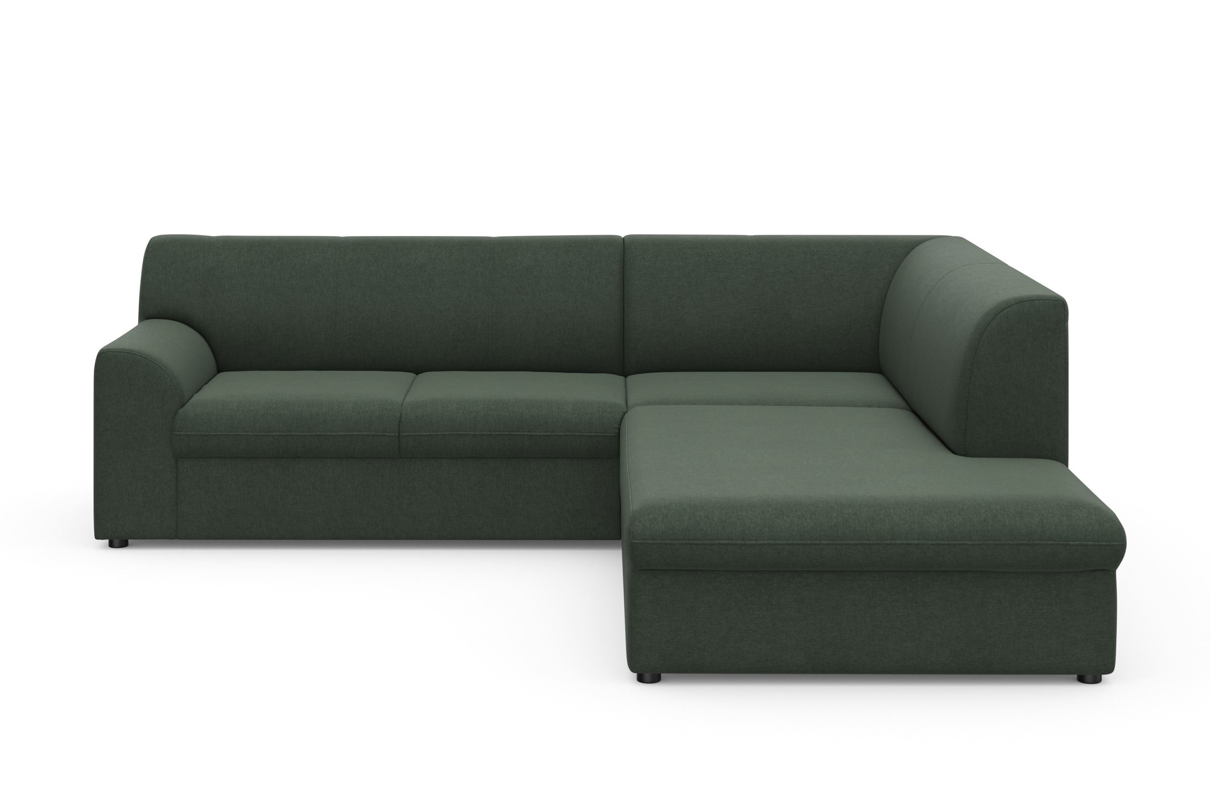 DOMO collection Ecksofa »Topper zeitlos elegant, kompakte Stellmasse, OTTOs Choice, L-Form«, mit Ottomane, wahlweise mit Schlaffunktion