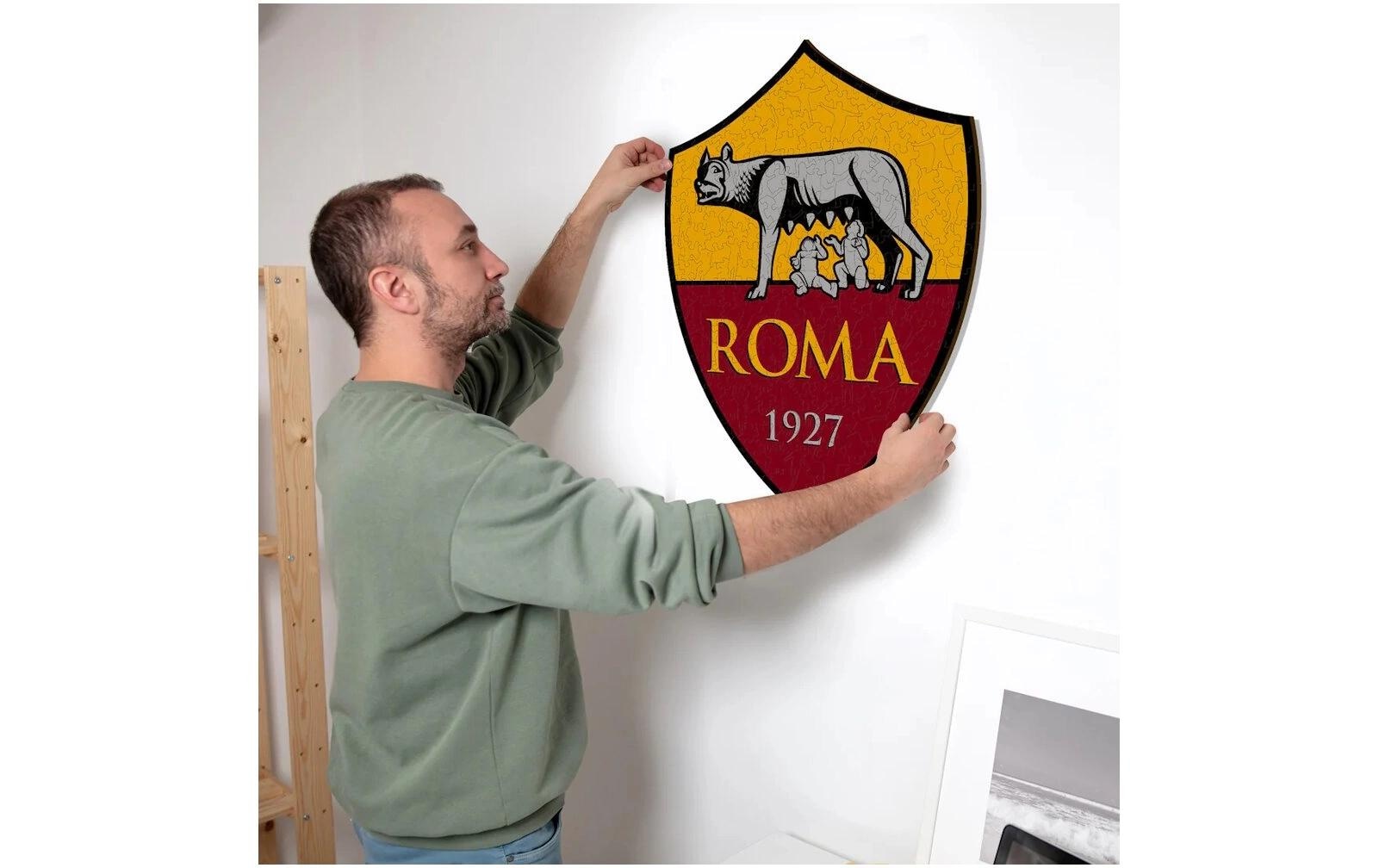 Puzzle »Iconic AS Roma – Logo«, Holzart: Birke (Herkunftsland: China)