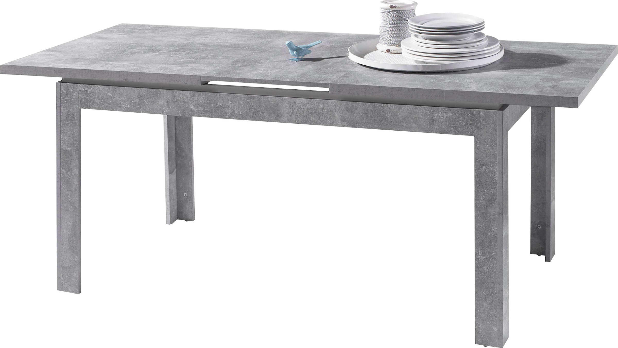 Stolkom Esstisch »Stone«, 140-180 cm ausziehbar, Tisch in Beton Dekor
