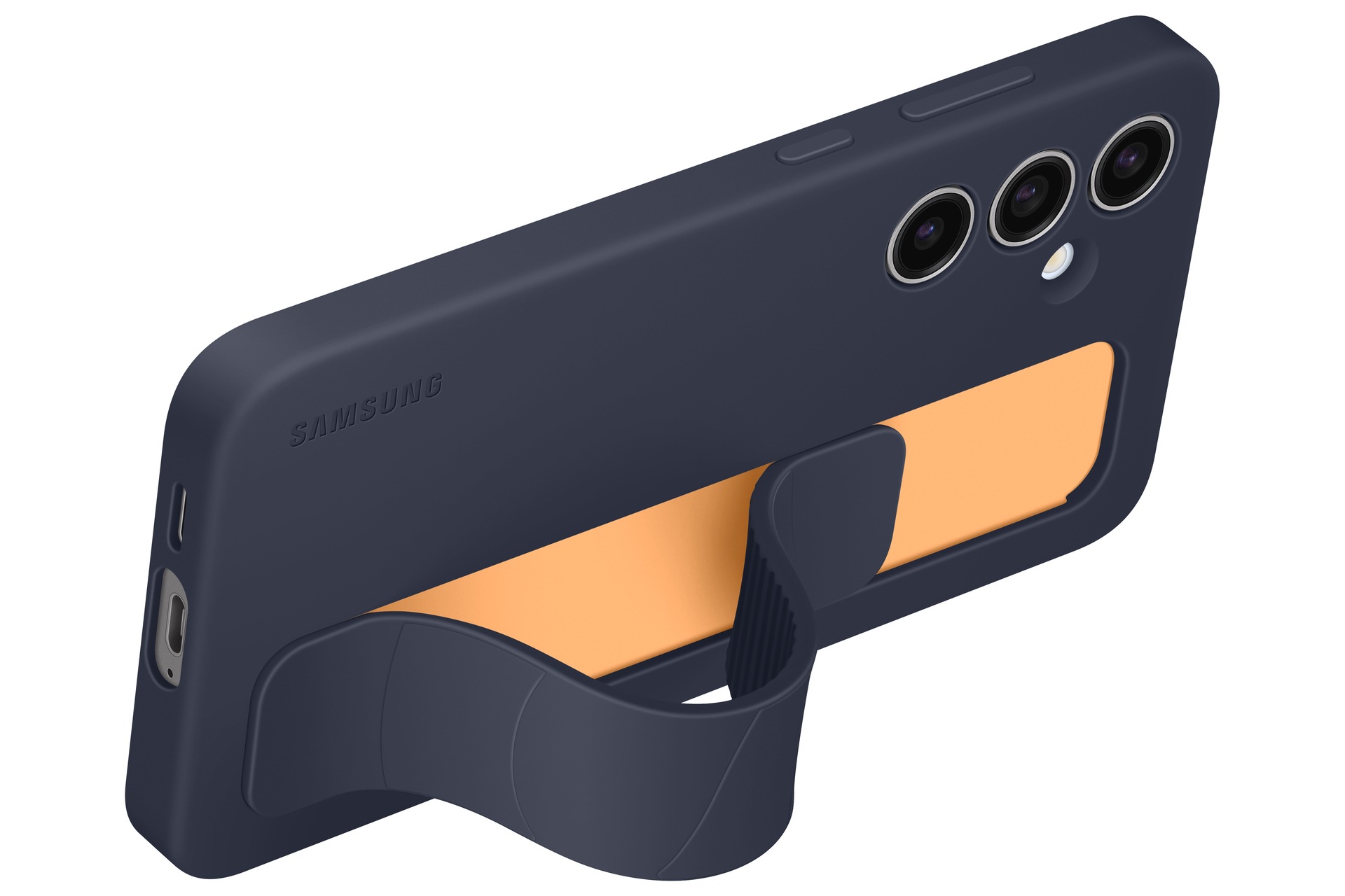 Samsung Handyhülle »Standing Grip Case für Samsung Galaxy S24 FE«, Backcover, Schutzhülle, Handyschutzhülle, Case, Schutzcase, stossfest
