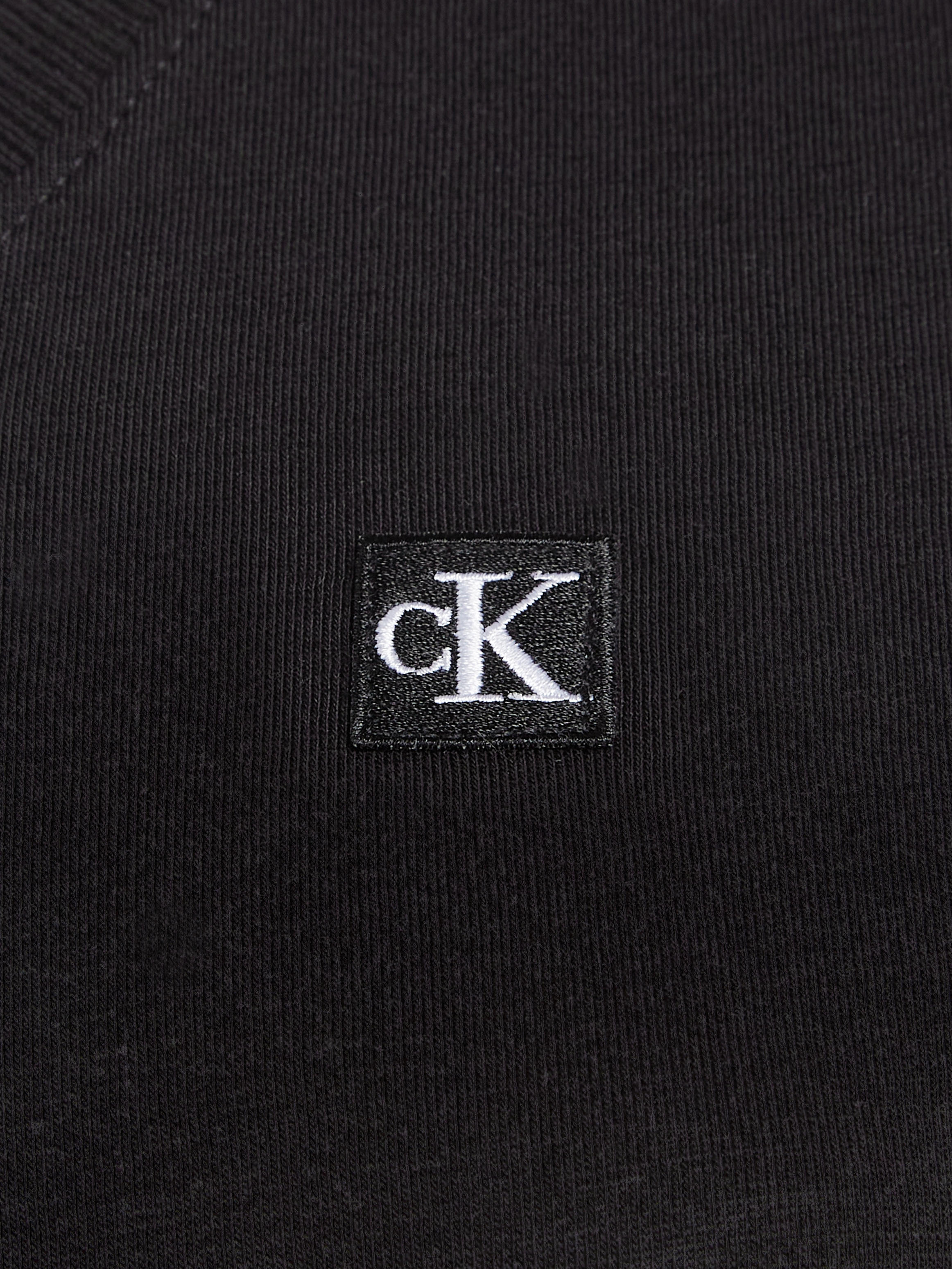 Calvin Klein Jeans Plus T-Shirt »PLUS CK EMBRO BADGE V-NECK TEE«, Grosse Grössen