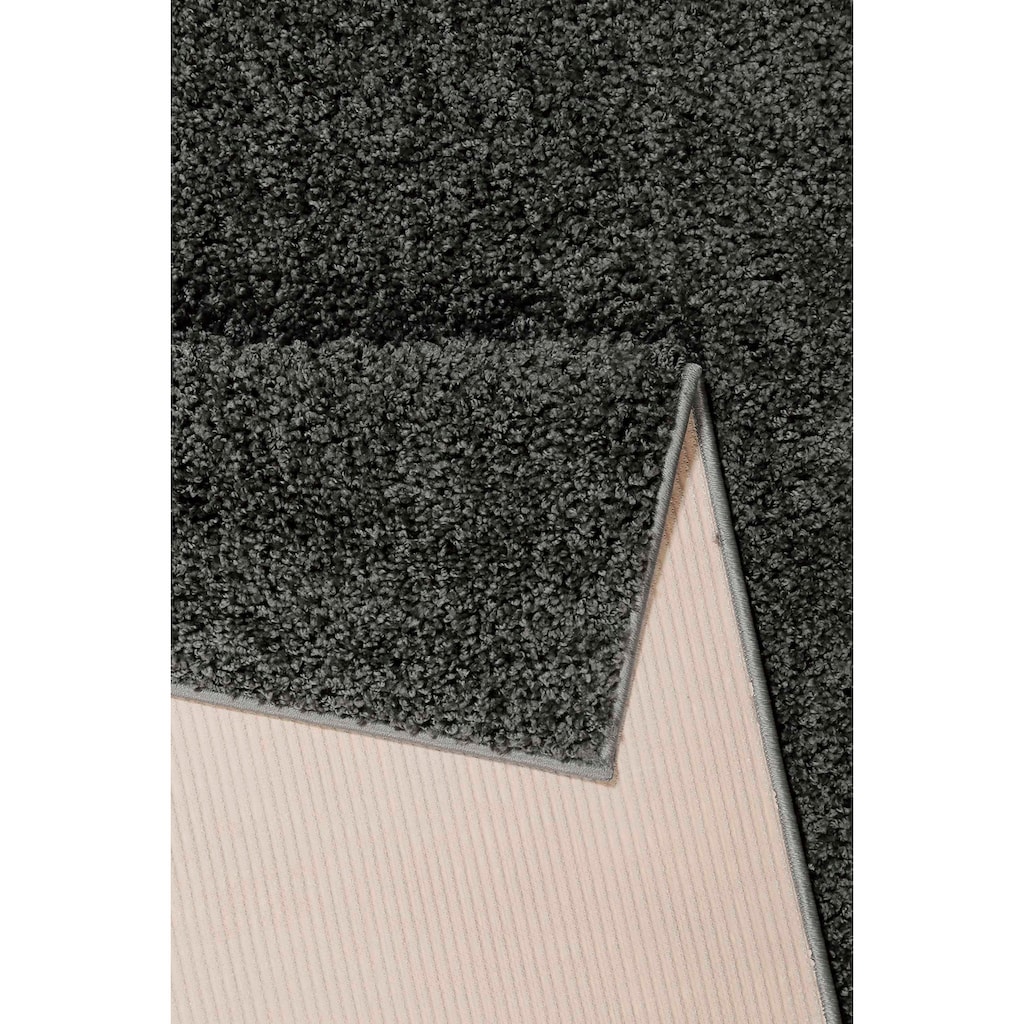 Esprit Hochflor-Teppich »Whisper Shag«, rechteckig, Wohnzimmer, Schlafzimmer, uni, waschbar, mit Antirutschbeschichtung