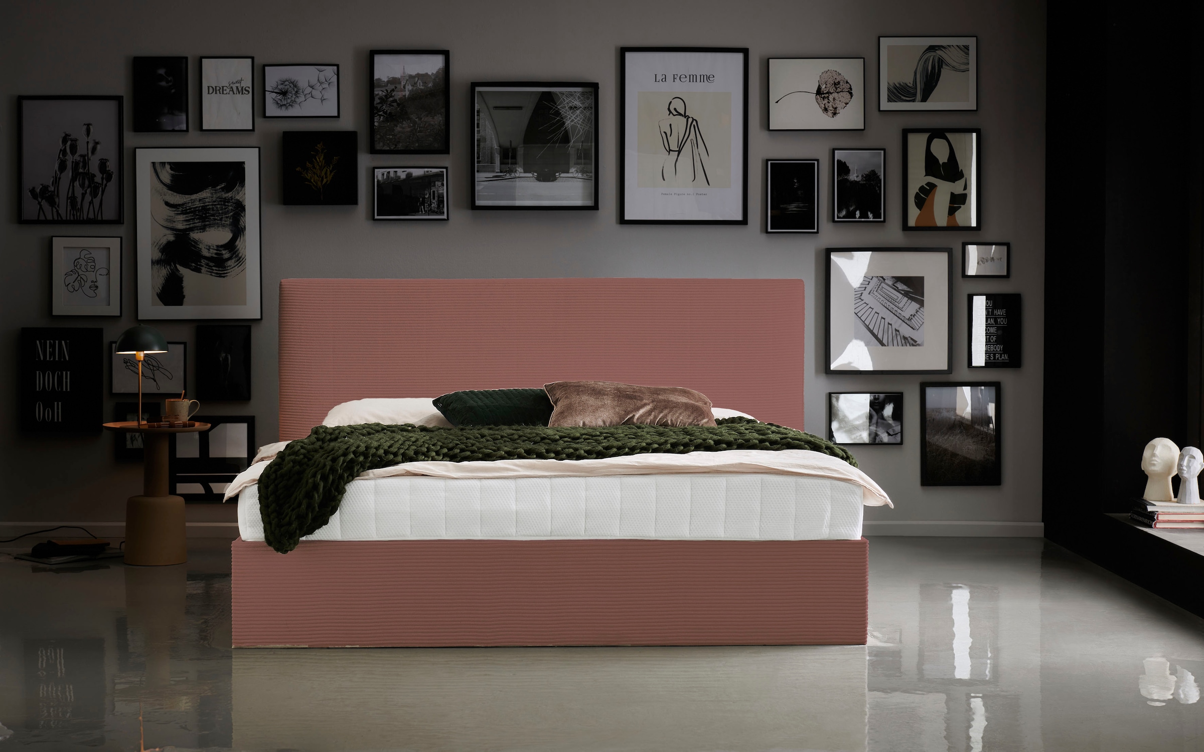 ATLANTIC home collection Bettgestell "Melody" mit Bettkasten und Lattenrost