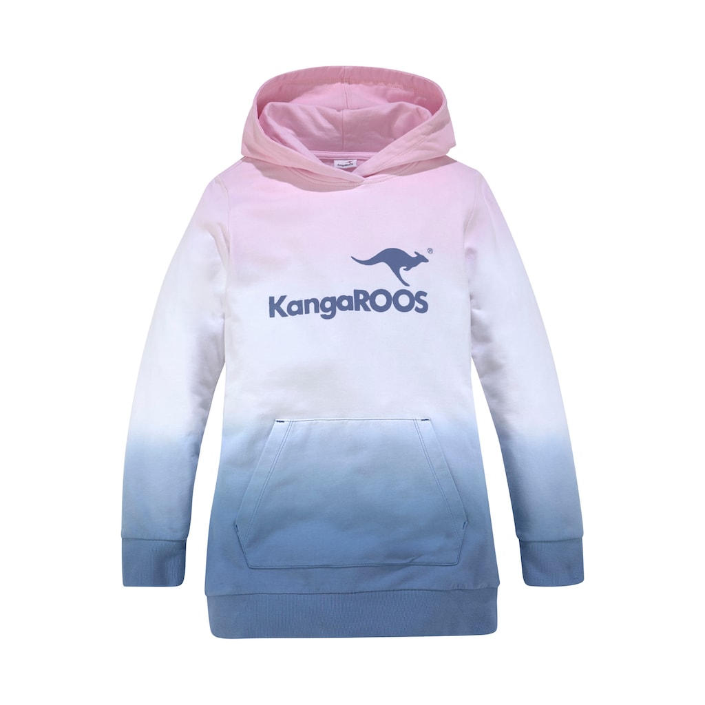 KangaROOS Kapuzensweatshirt, im modischen Farbverlauf