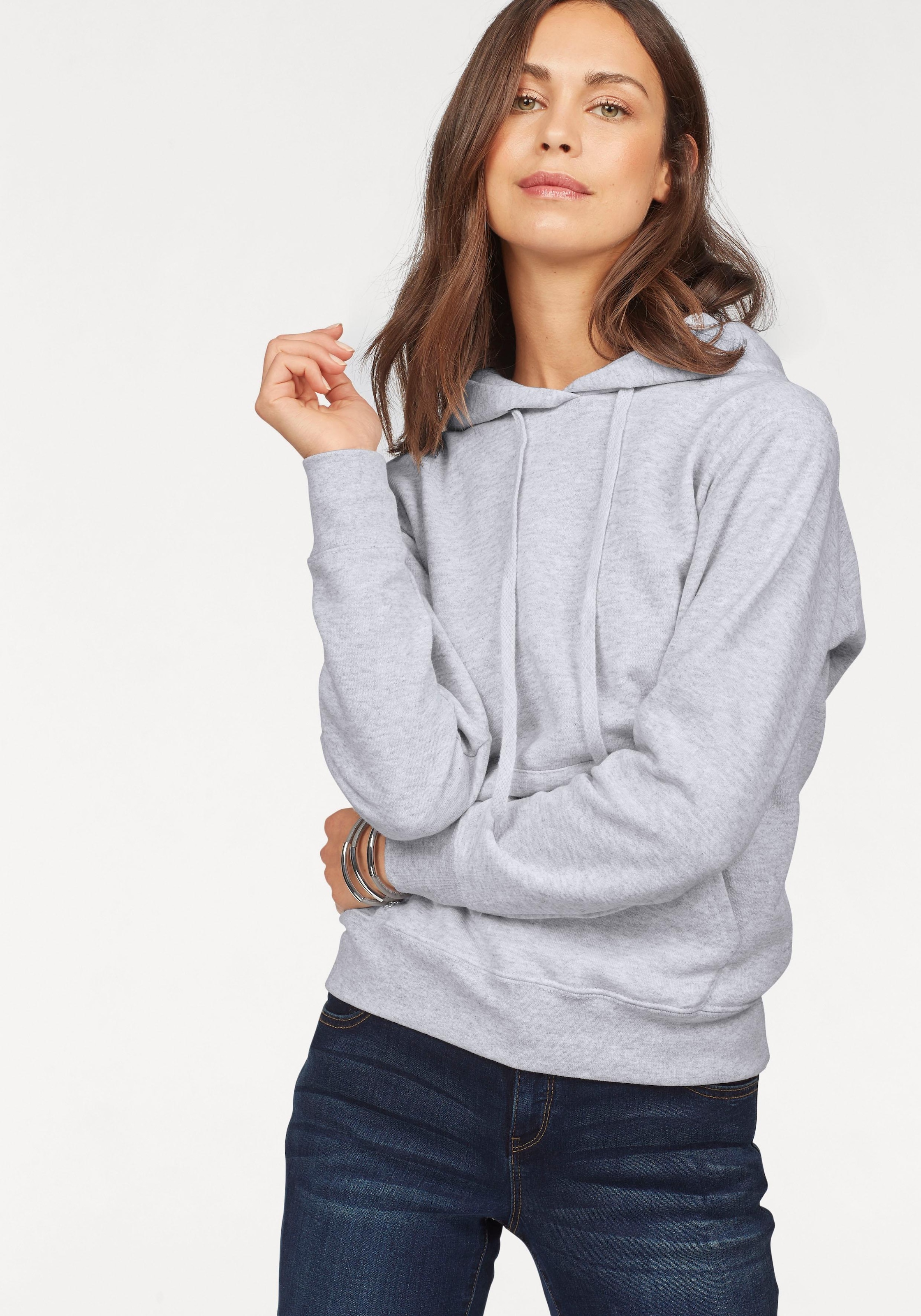 Fruit of the Loom Kapuzensweatshirt »Classic hooded Sweat Lady-Fit«, mit Kängurutaschen