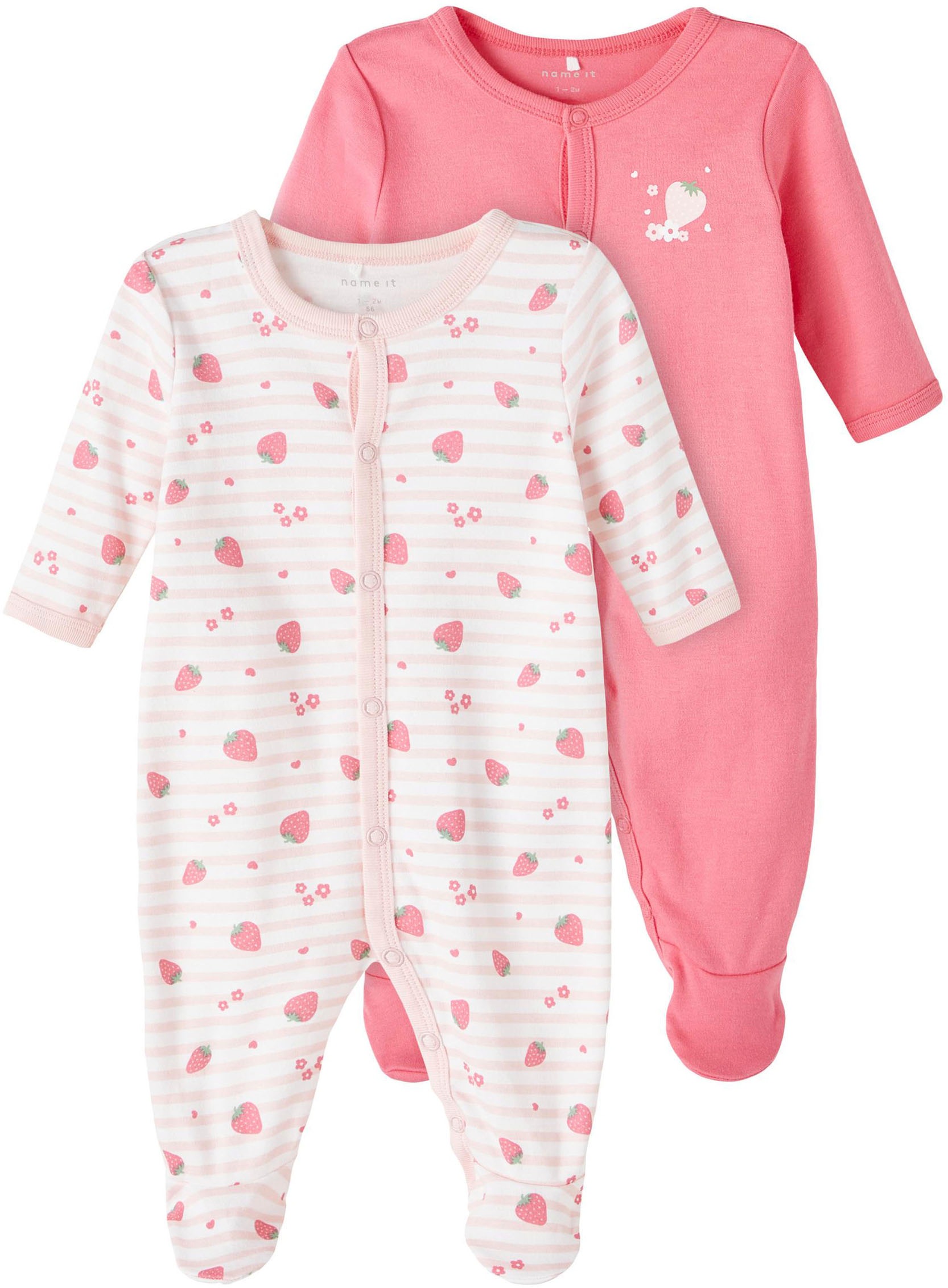 Name It Schlafoverall »NBFNIGHTSUIT 2P W/F STRAWBERRY NOOS«, (Packung, 2 tlg.) kaufen