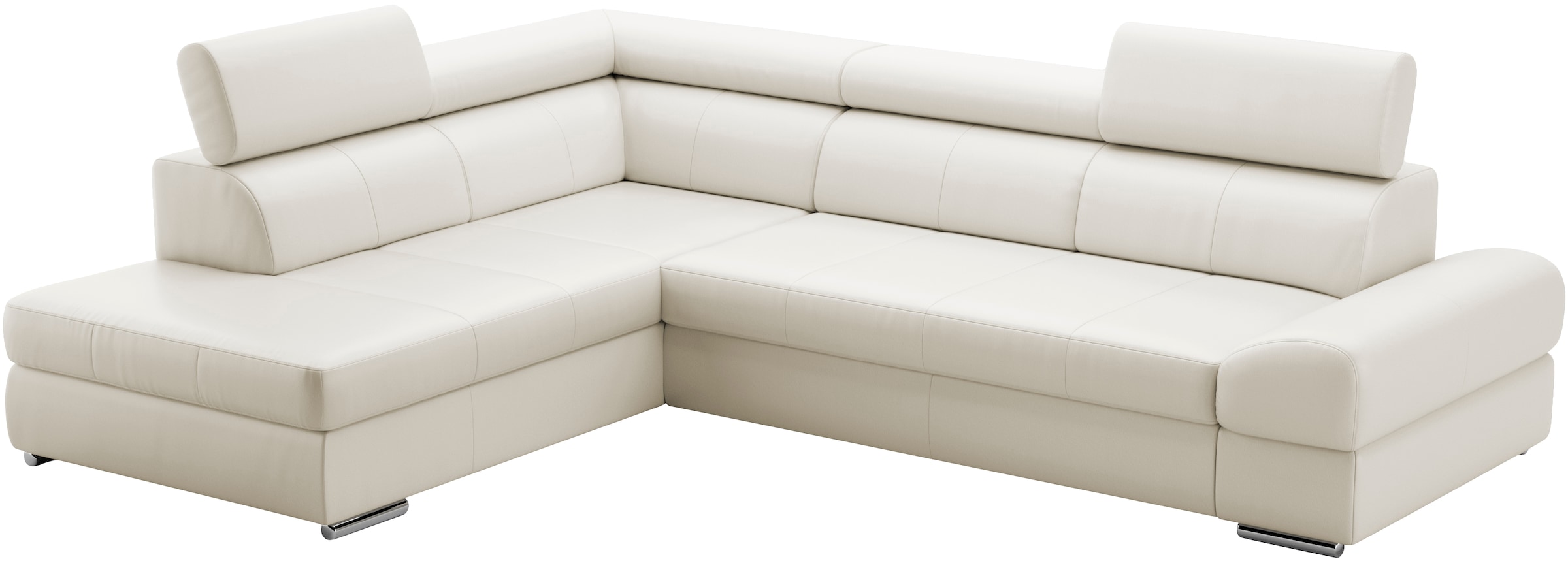 sit&more Ecksofa »Broadway L-Form«, mit verstellbaren Kopfteilen, wahlweise mit Bettfunktion