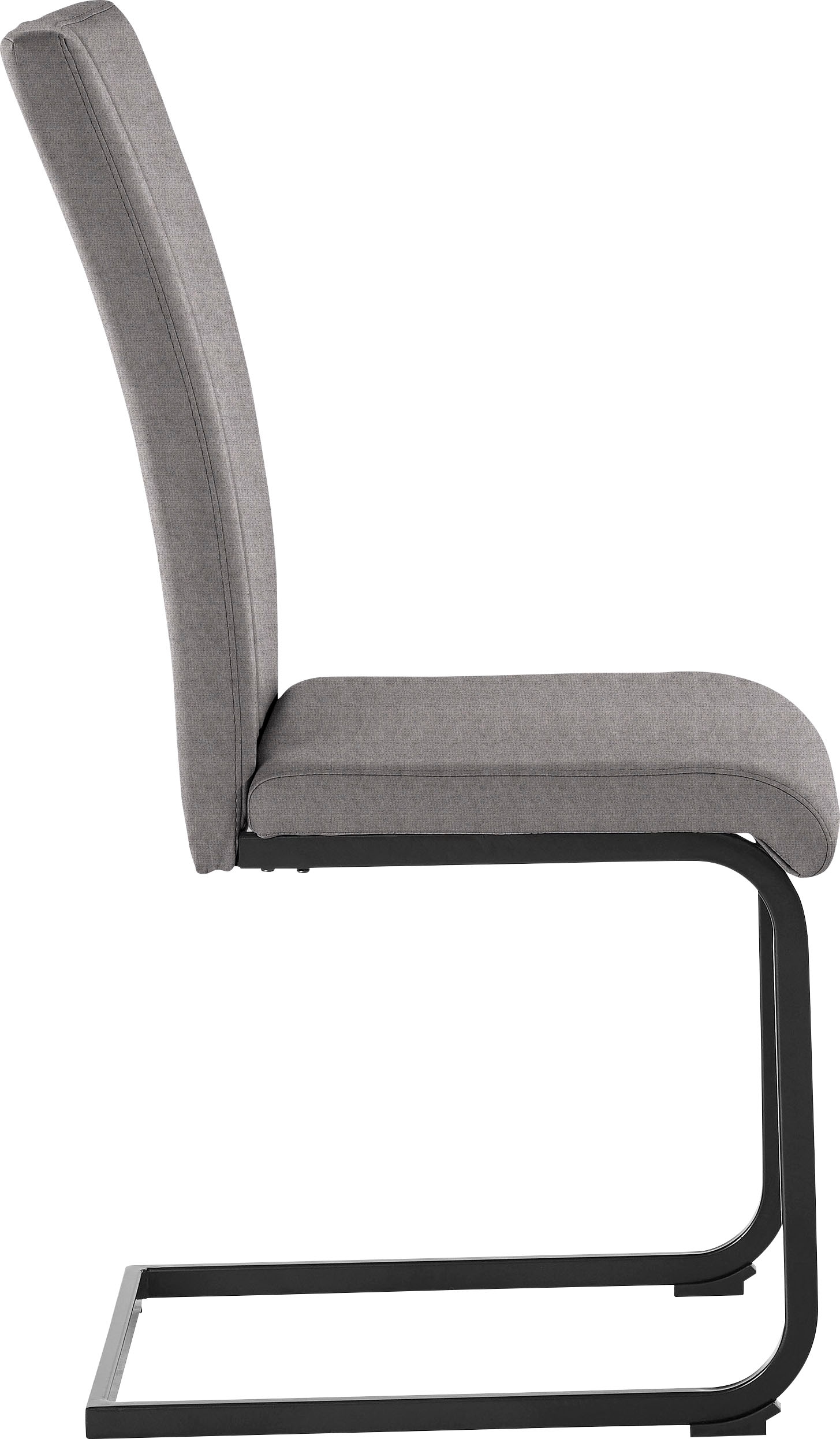 Home affaire Freischwinger »Oliver«, (Set), 2 St., Struktur weich, Stuhl belastbar bis 120 Kg