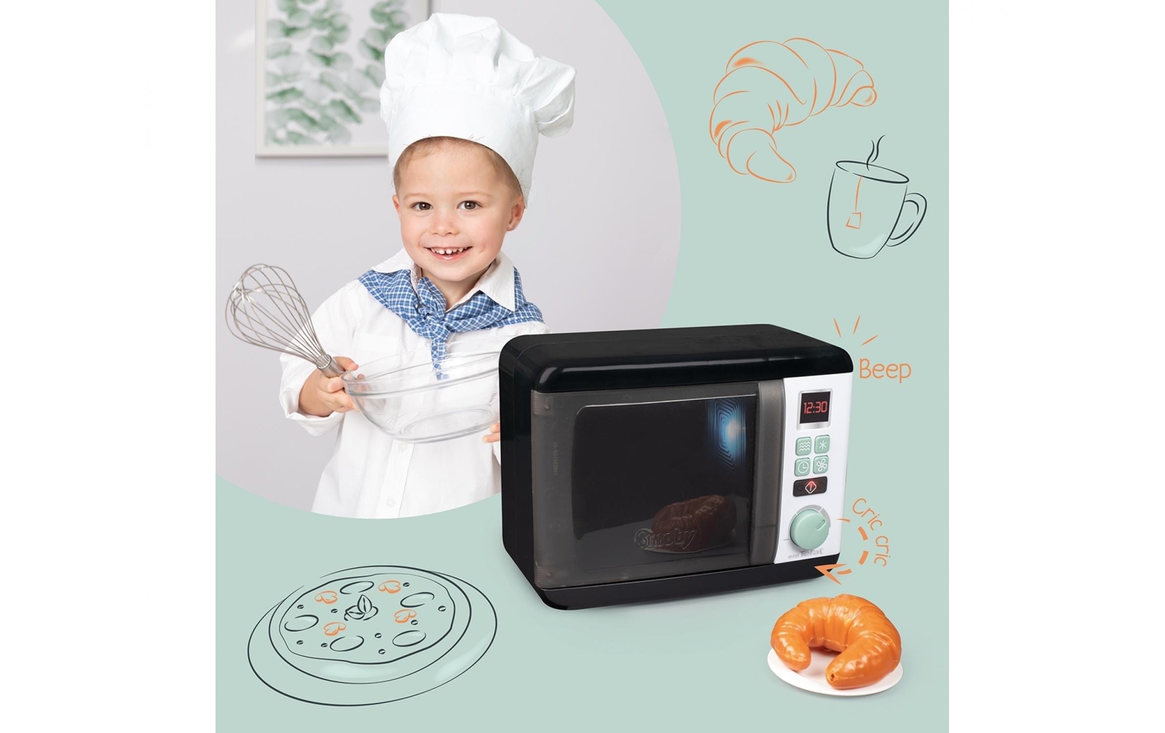 Smoby Kinder-Haushaltsset »Tefal Mikrowelle elektronisch«