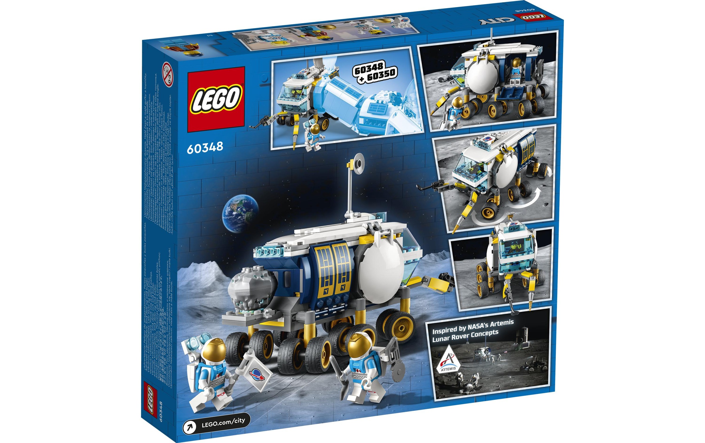 LEGO® Spielbausteine »LEGO City Mond-Rover 60348«, (275 St.)