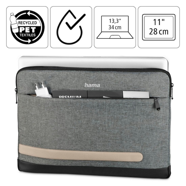 ❤ Hama Laptoptasche »Notebook Sleeve, Laptop Sleeve Schutzhülle bis 34 cm ( 13,3\