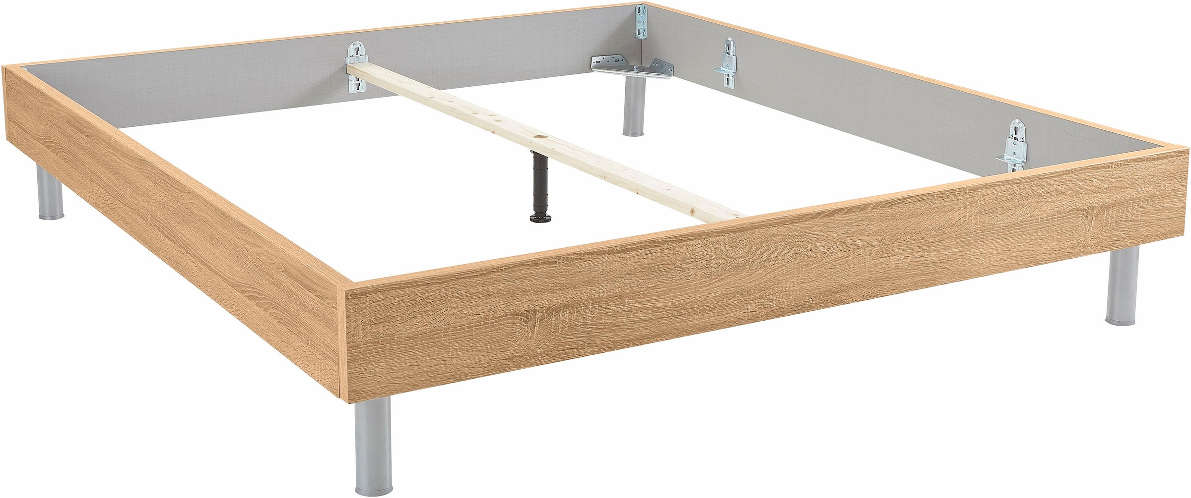 Wimex Bett "Easy, grosse Auswahl an Grössen und Farben, auch in Komforthöhe" Made in Germany, ohne Kopfteil, ideal unter Dachschrägen oder Fenster