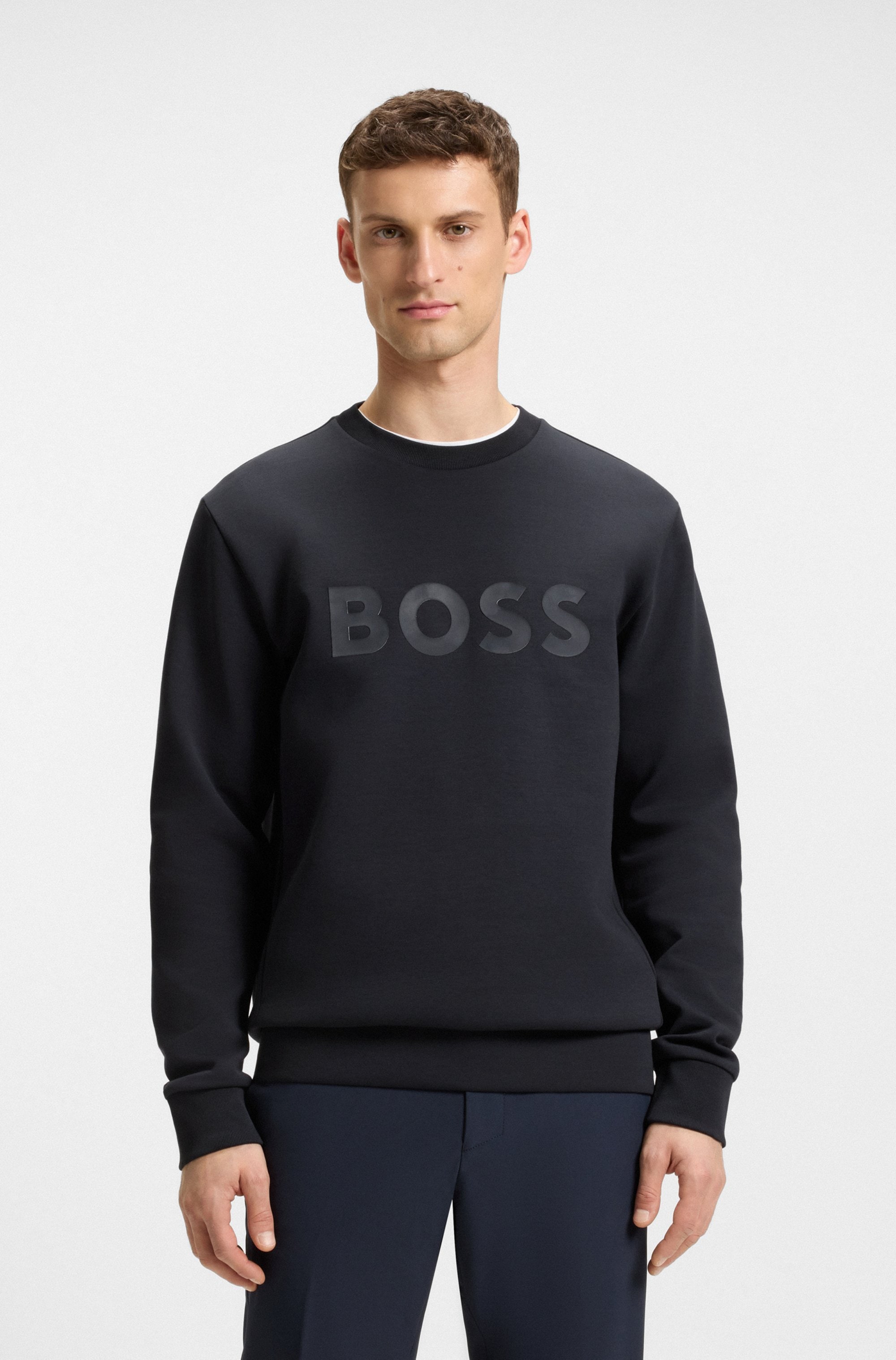 BOSS GREEN Sweatshirt »Salbo«, mit Logodruck