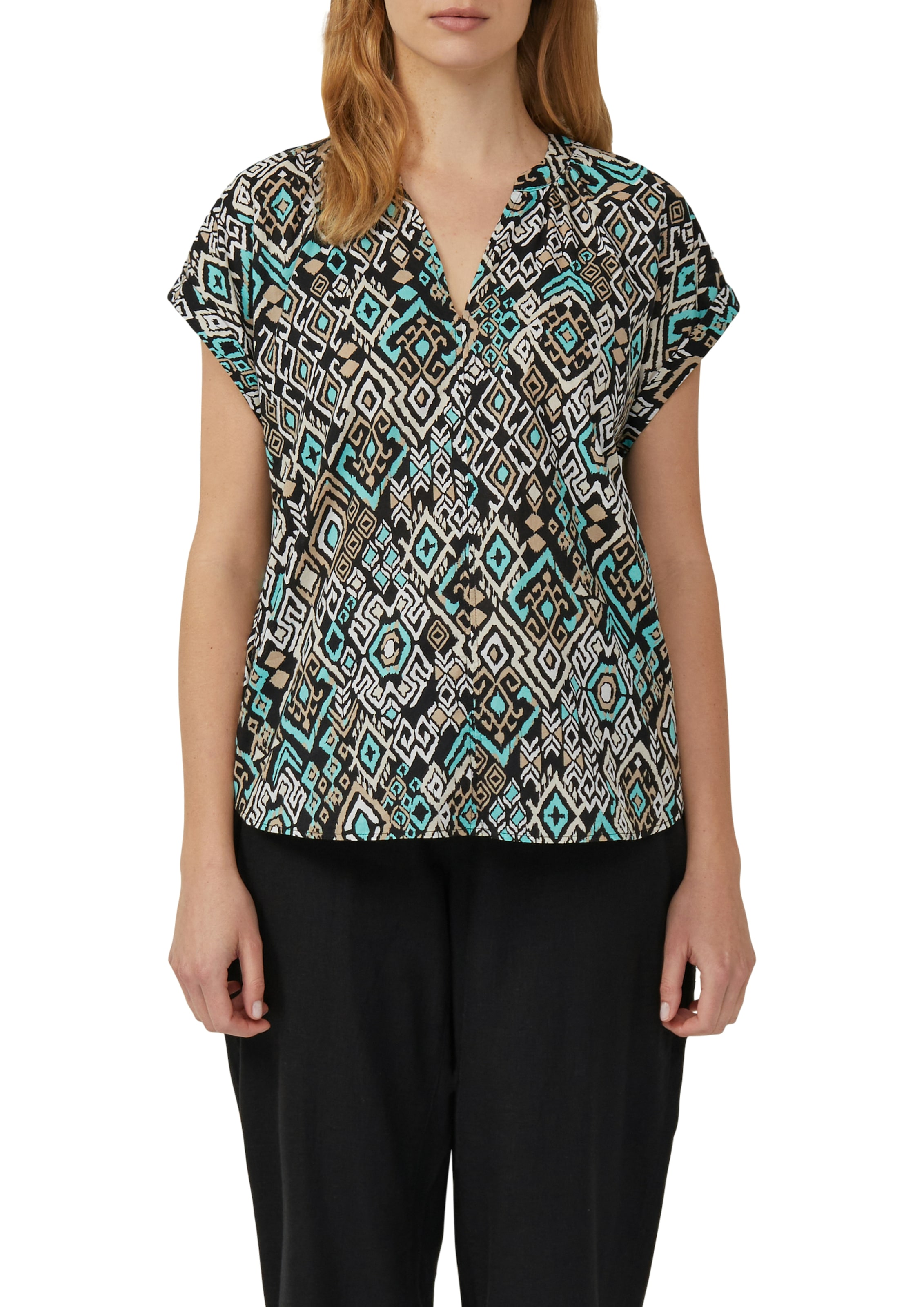 s.Oliver Klassische Bluse mit All-Over Print