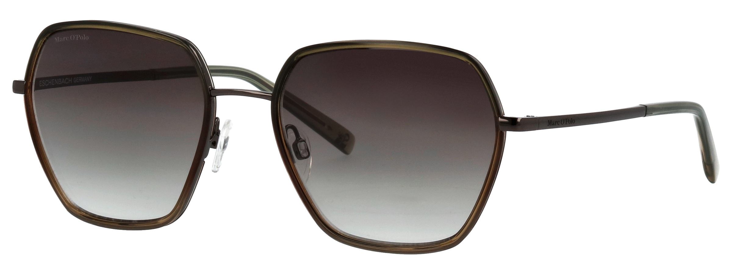 Marc O'Polo Sonnenbrille »Modell 505122« Form Hexagon, Logoschriftzug auf Bügel, Metallfassung