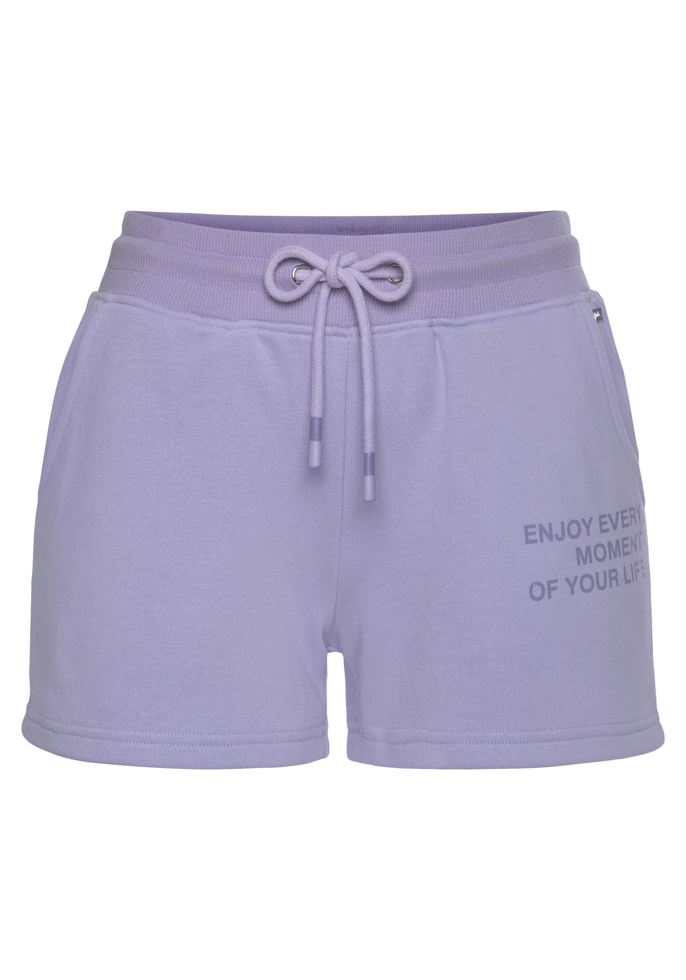 Buffalo Sweatshorts, mit Statement Druck, Loungewear