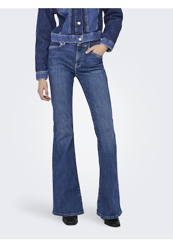Bootcut-Jeans »ONLCHERYL MW RETRO FLARED CUTLINE DNM FG«