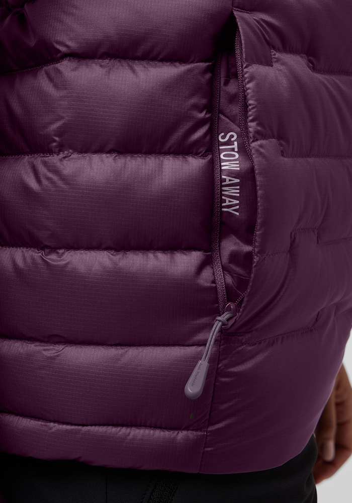 Jack Wolfskin Daunenjacke »PASSAMANI DOWN HOODY W«, mit Kapuze