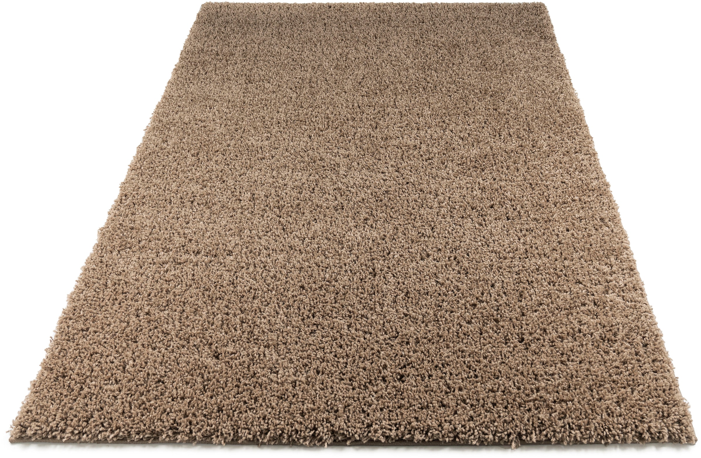 Home affaire Hochflor-Teppich »Shaggy 30«, rechteckig, 30 mm Höhe, Teppich, Uni Farben, besonders weich und kuschelig