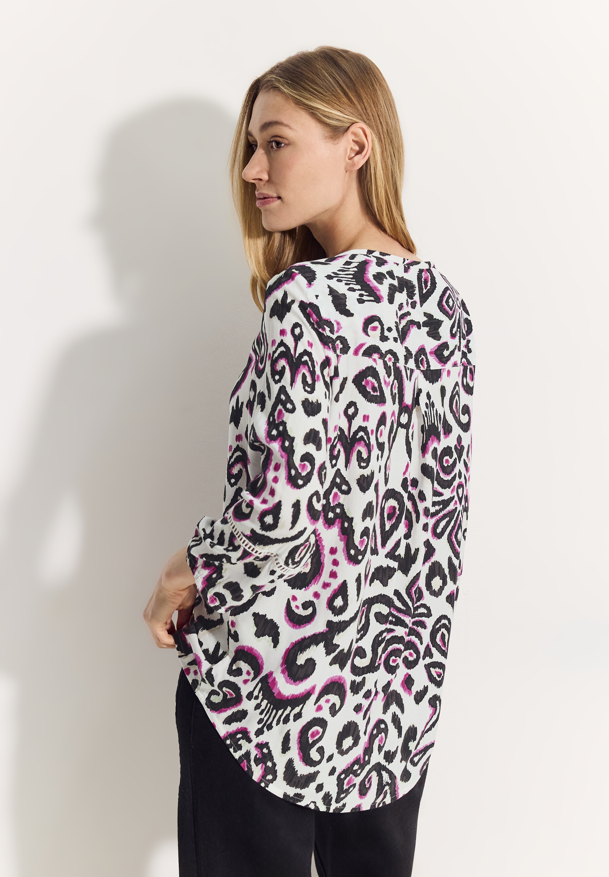 Cecil Klassische Bluse, mit All-Over Print