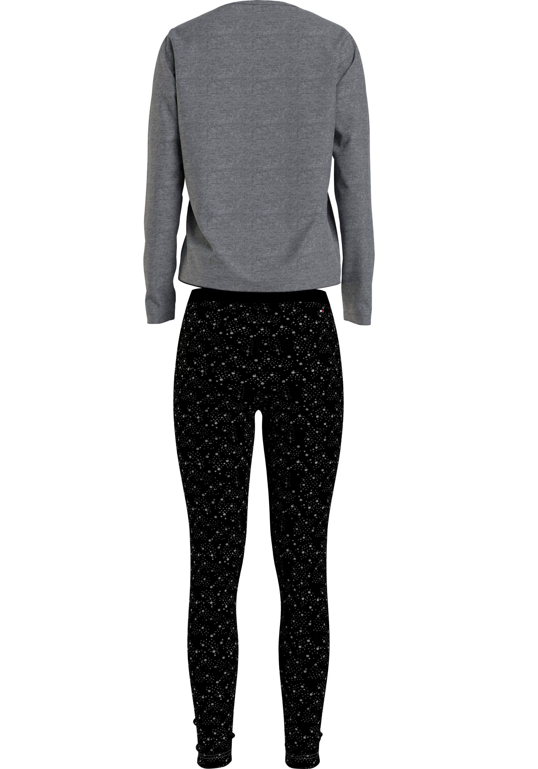 Tommy Hilfiger Underwear Schlafanzug »LONG SLEEVE TEE & LEGGING SET«, (2  tlg.), mit schmalem Bein online bestellen bei Jelmoli-Versand Schweiz