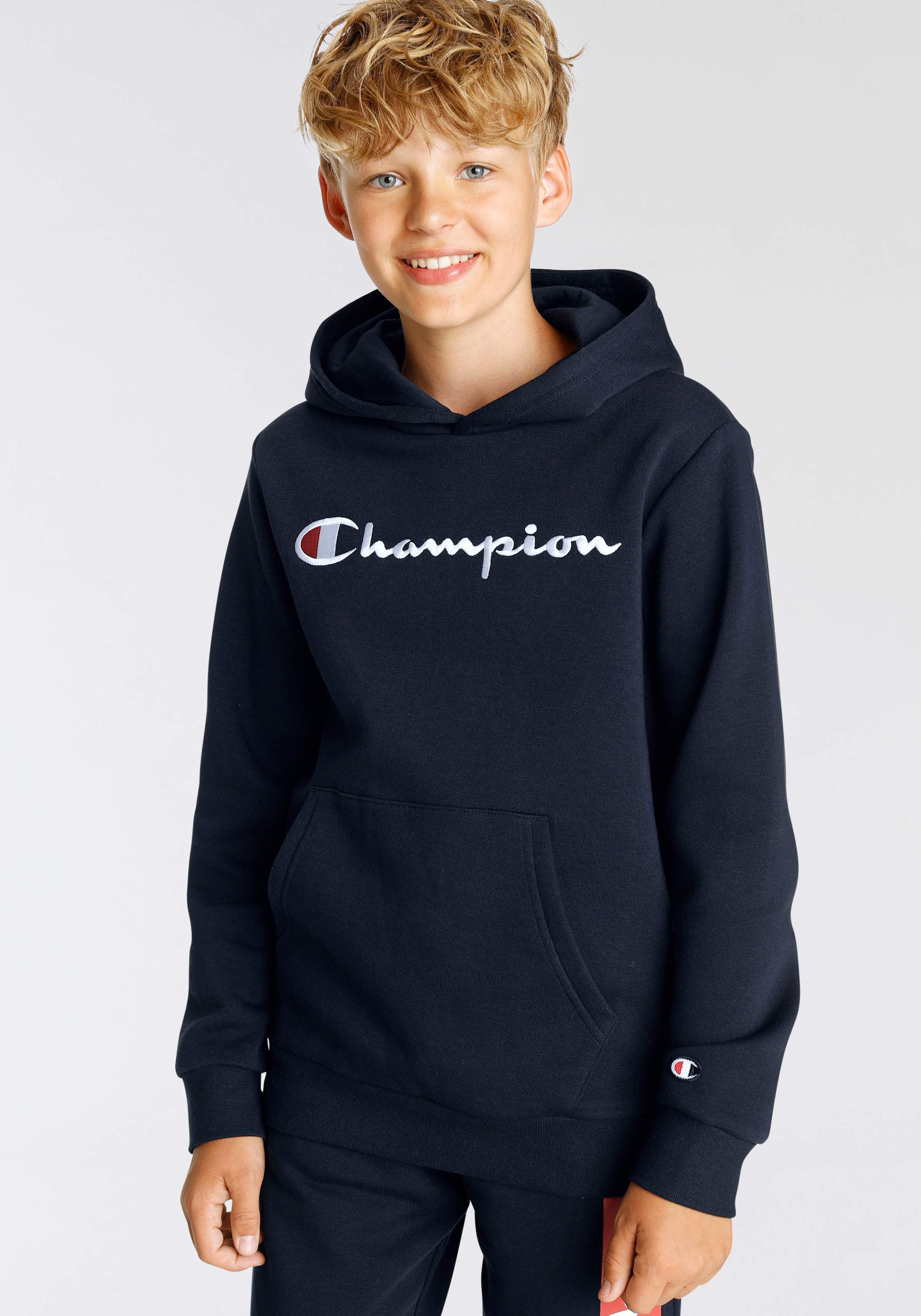 ✵ Champion Sweatshirt Kinder« Hooded - Jelmoli-Versand günstig large Sweatshirt | »Classic für entdecken Logo