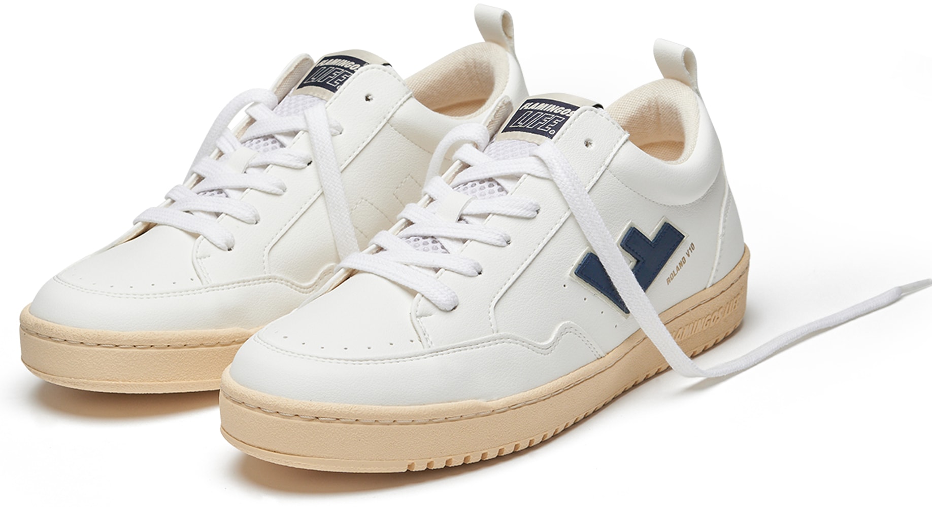Flamingos Life Sneaker »ROLAND V.10« veganer Sneaker, Obermaterial aus 70% Maisresten