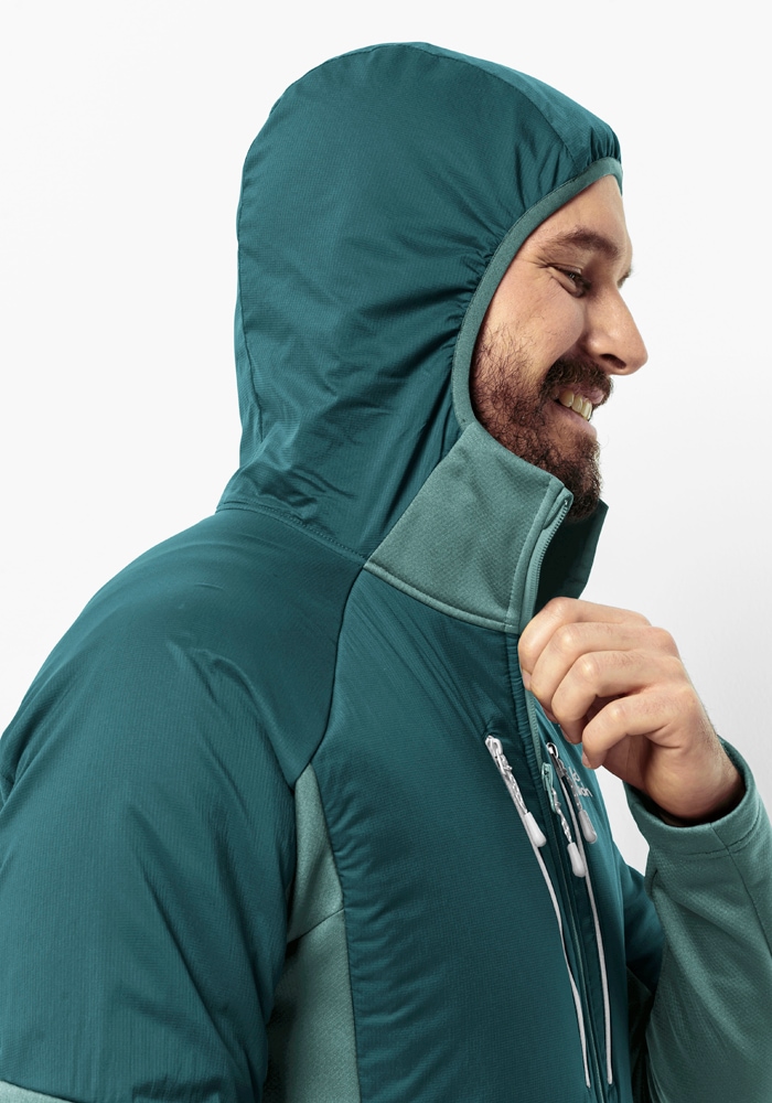 Jack Wolfskin Kapuzenfleecejacke »ALPGRAT PRO INS FZ M«, mit Kapuze