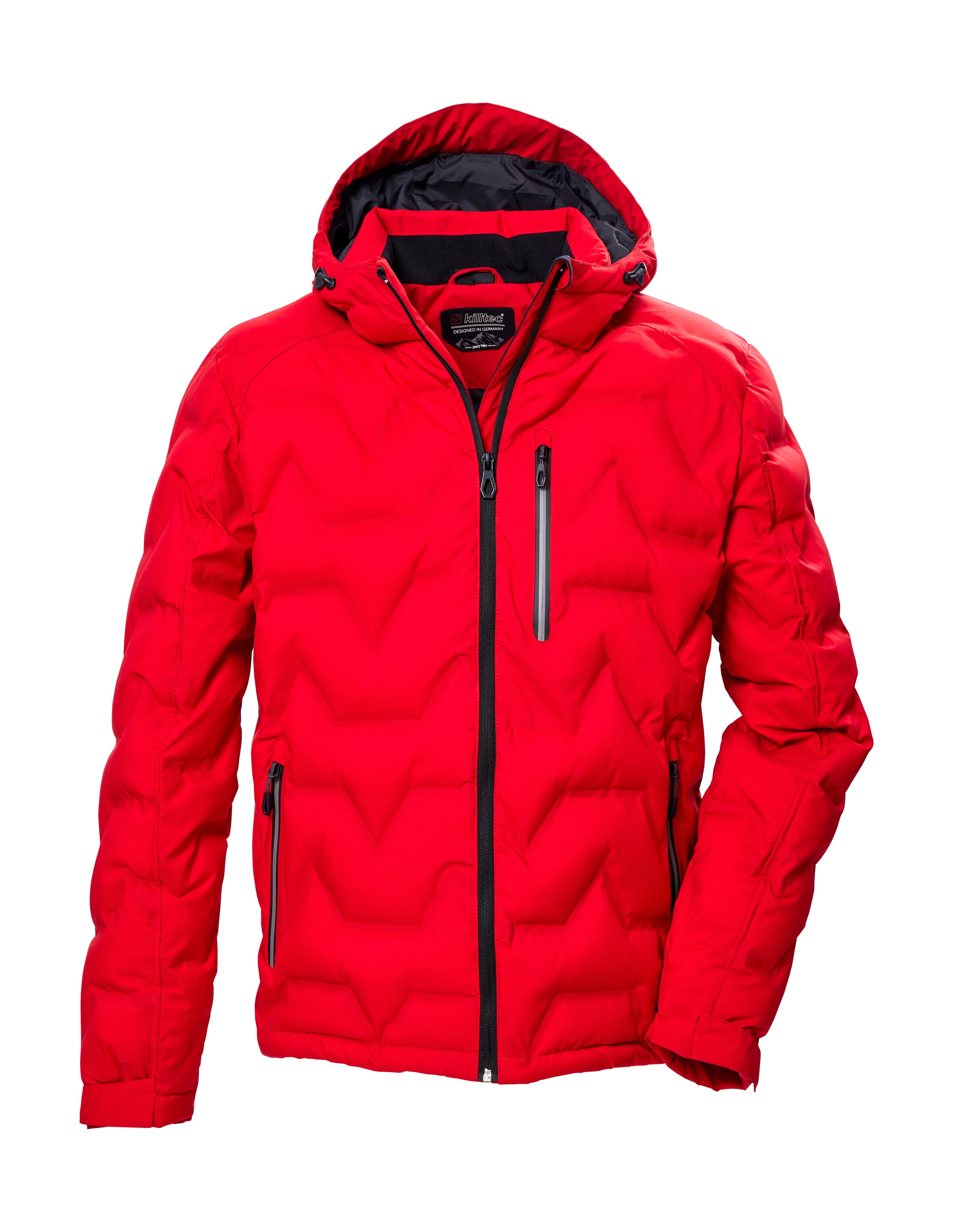 Killtec Steppjacke »KOW 60 MN QLTD JCKT« Wasser- und windabweisend, atmungsaktiv, verstellbare Kapuze